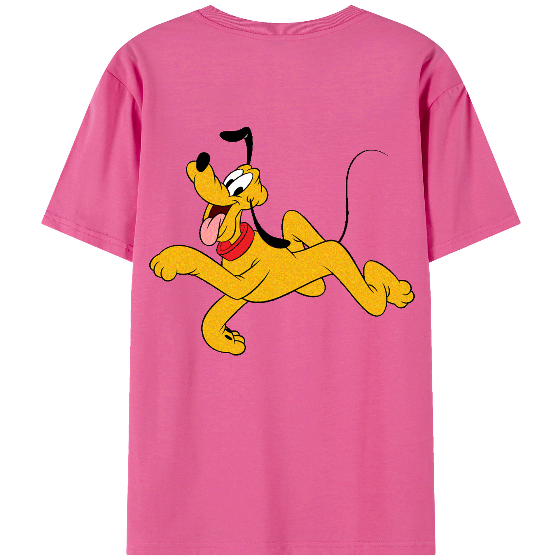（画像用） ミッキーマウス Mickey Mouse レディース半袖Tシャツ(バックプリント)