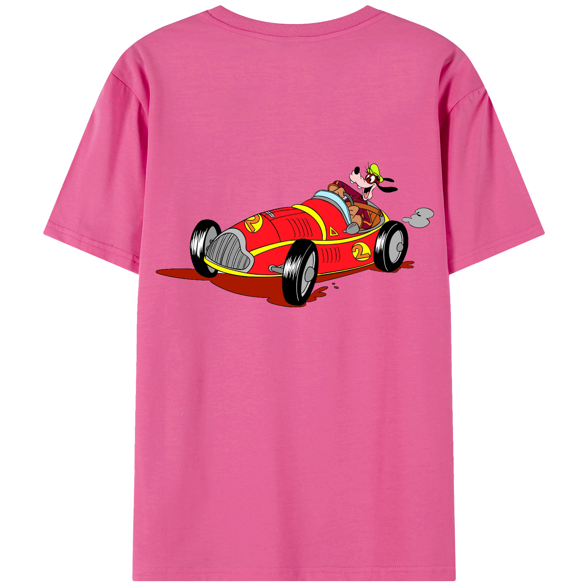 （画像用） ミッキーマウス Mickey Mouse レディース半袖Tシャツ(バックプリント)