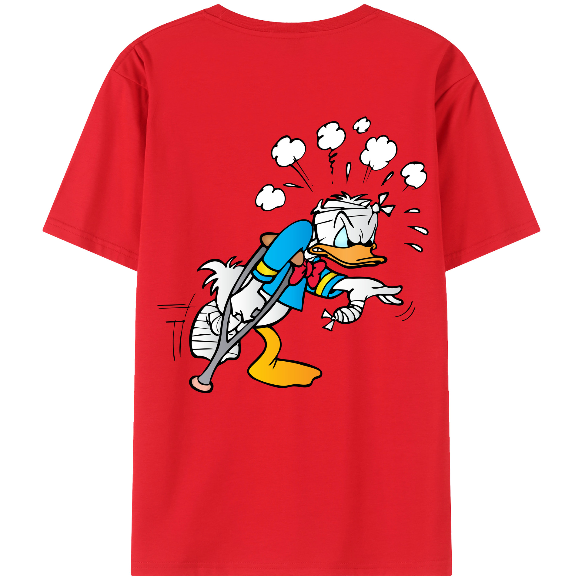 （画像用） ミッキーマウス Mickey Mouse レディース半袖Tシャツ(バックプリント)