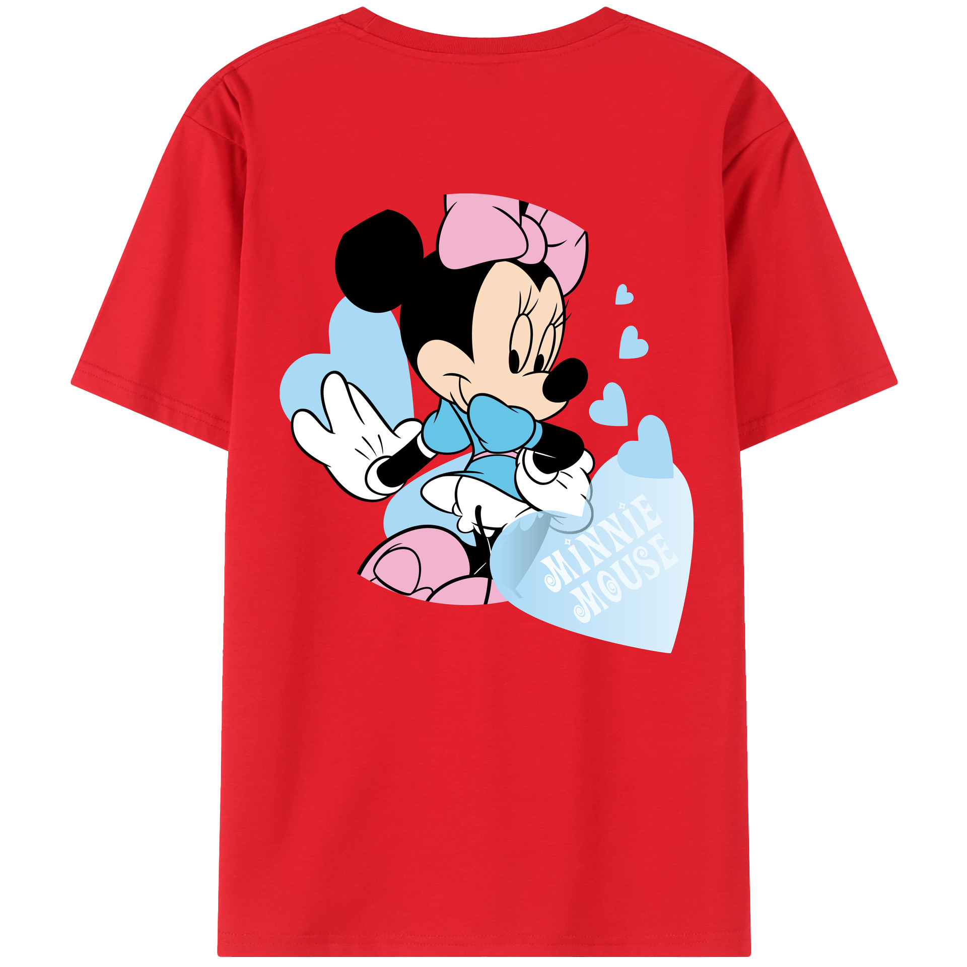 （画像用） ミッキーマウス Mickey Mouse レディース半袖Tシャツ(バックプリント)