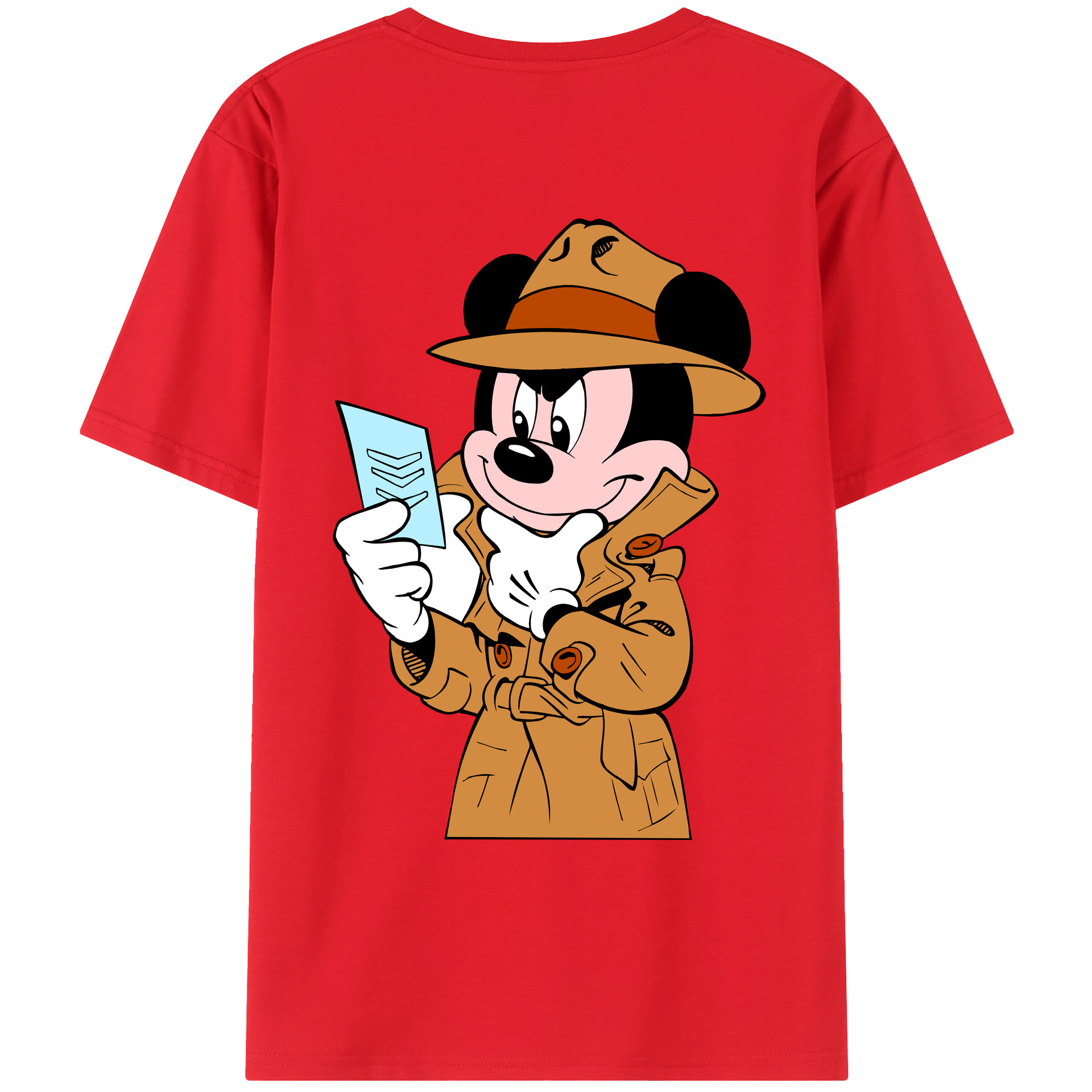 （画像用） ミッキーマウス Mickey Mouse レディース半袖Tシャツ(バックプリント)