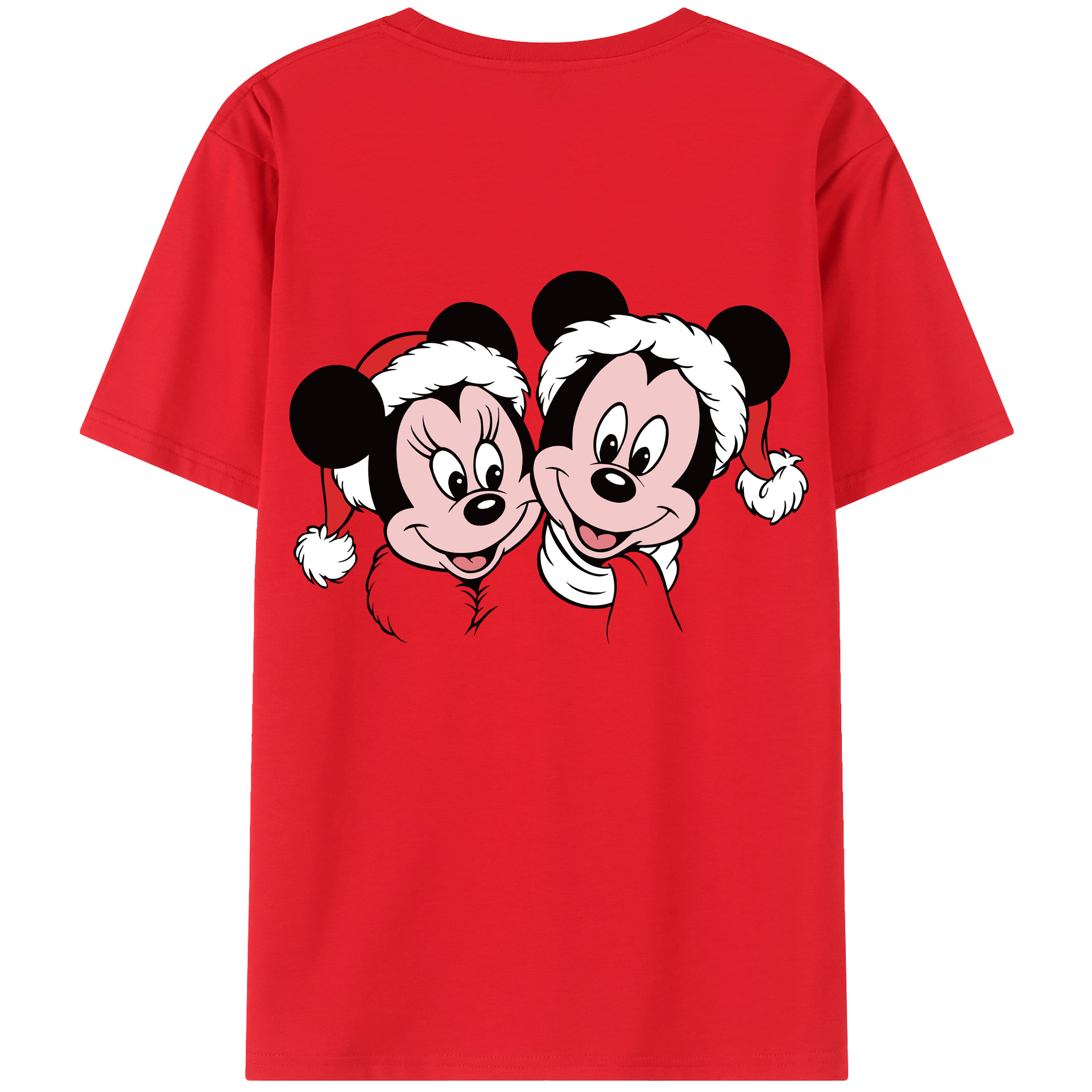 （画像用） ミッキーマウス Mickey Mouse レディース半袖Tシャツ(バックプリント)