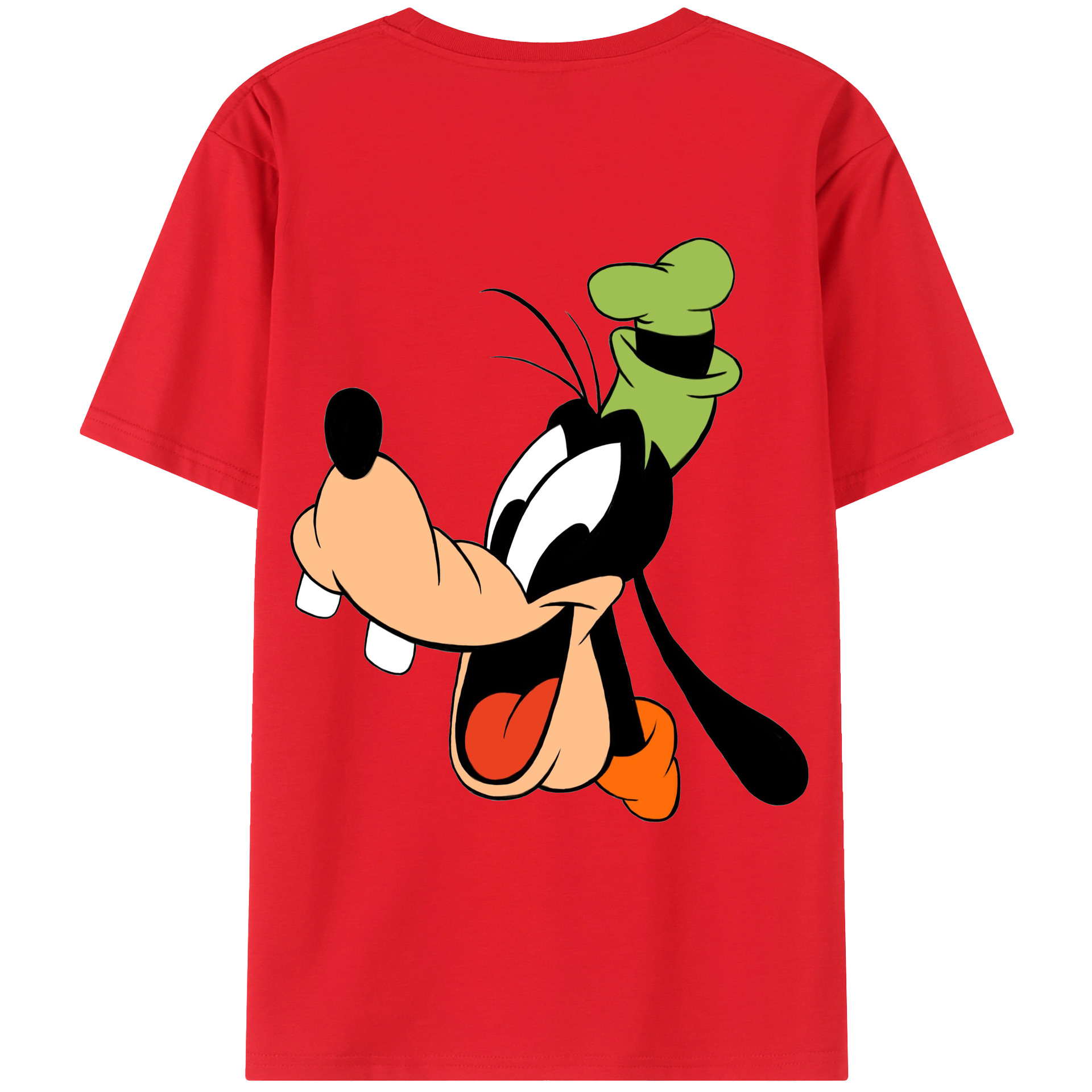 （画像用） ミッキーマウス Mickey Mouse レディース半袖Tシャツ(バックプリント)