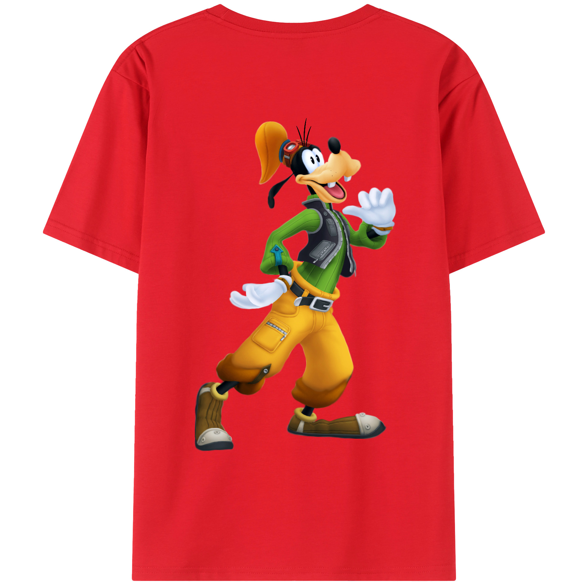 （画像用） ミッキーマウス Mickey Mouse レディース半袖Tシャツ(バックプリント)