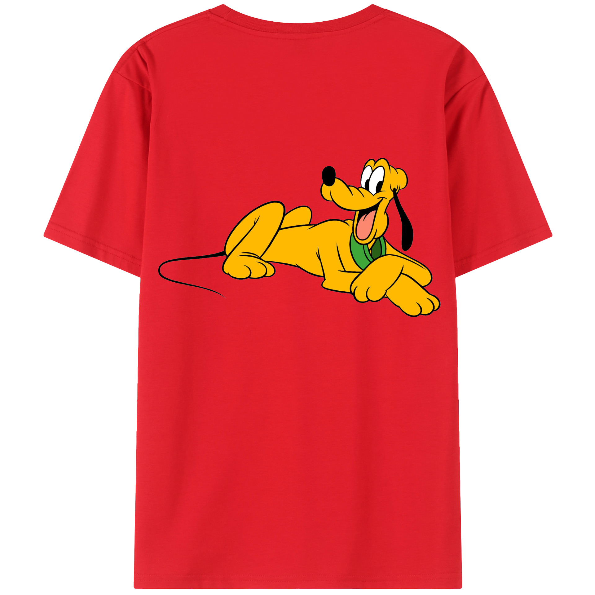 （画像用） ミッキーマウス Mickey Mouse レディース半袖Tシャツ(バックプリント)