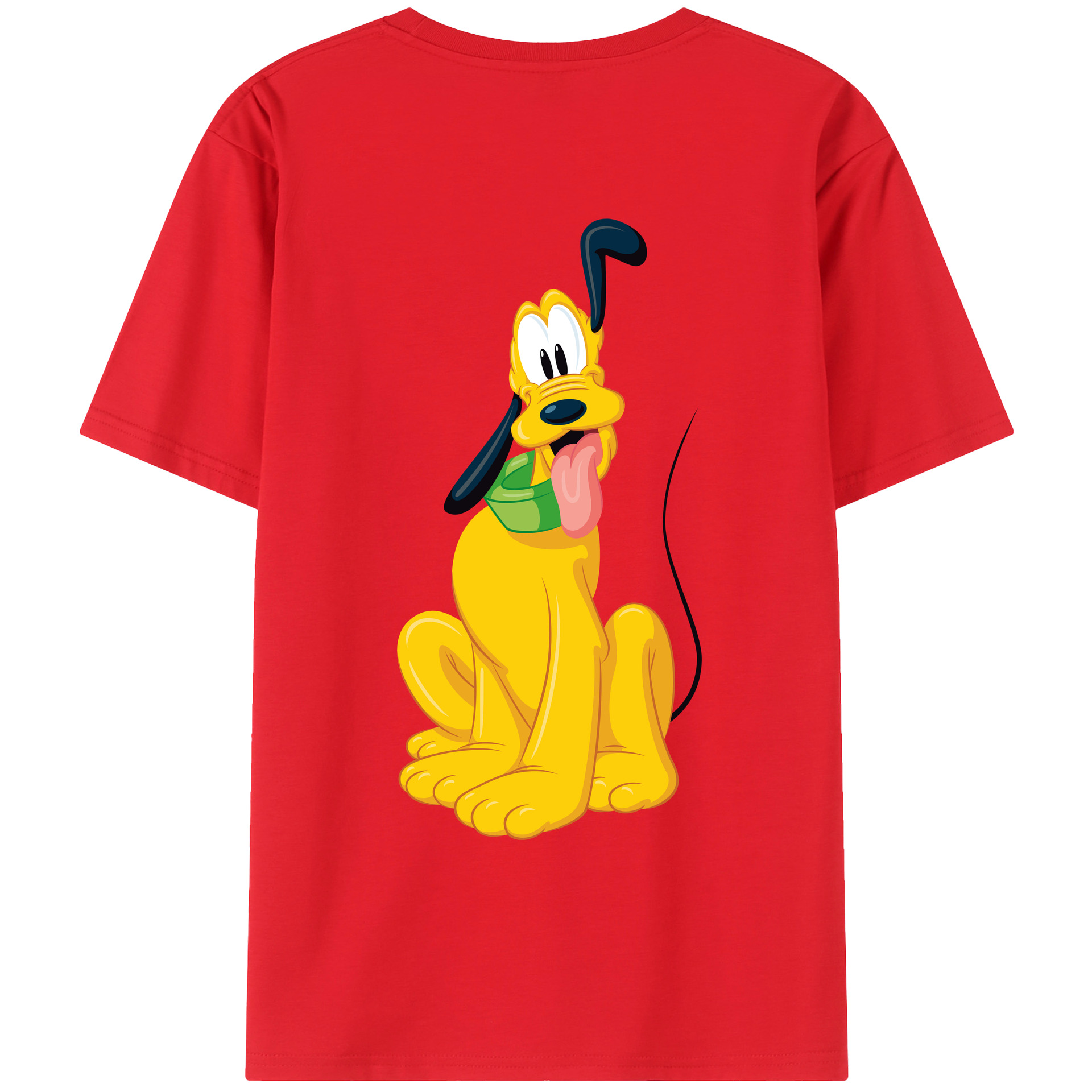 （画像用） ミッキーマウス Mickey Mouse レディース半袖Tシャツ(バックプリント)