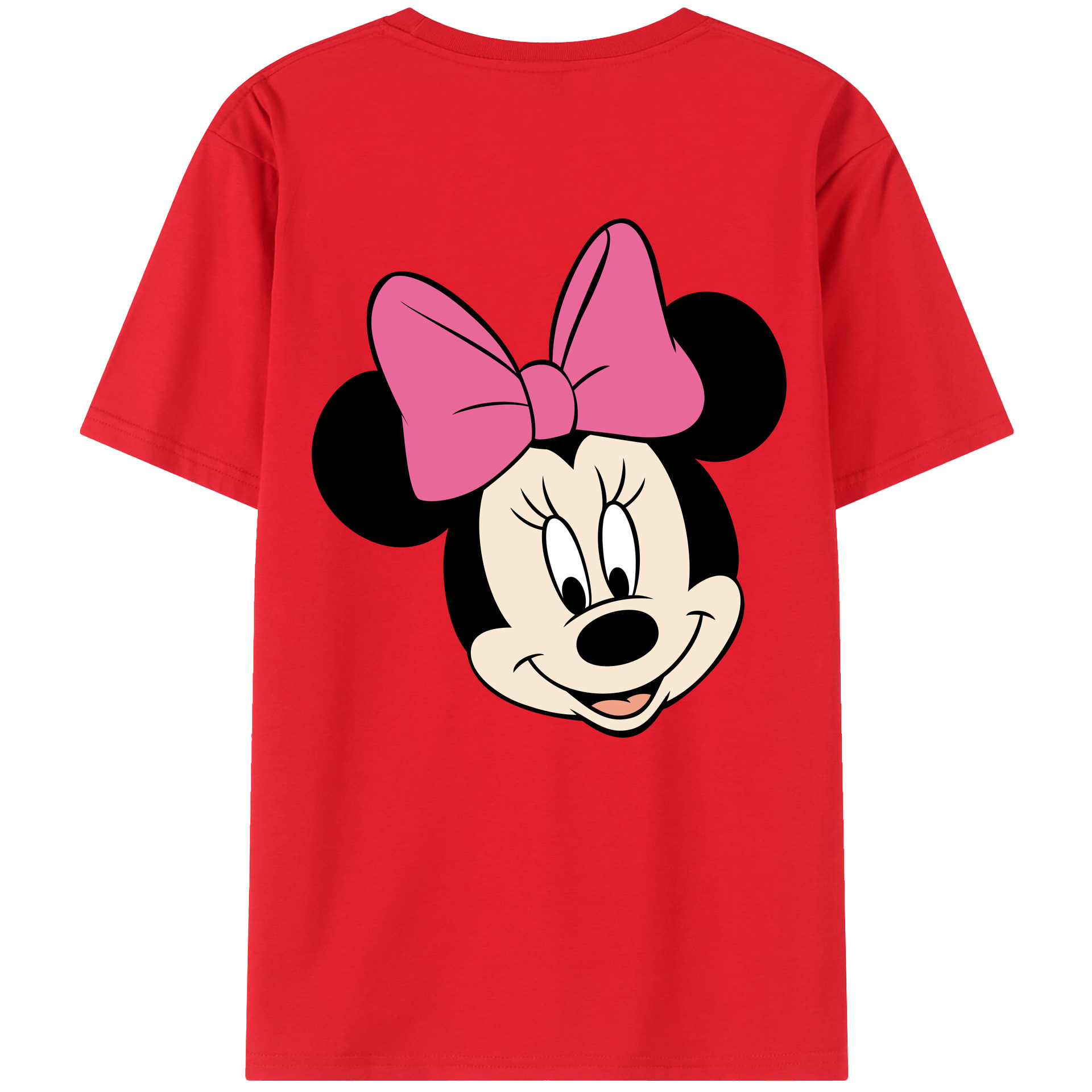 （画像用） ミッキーマウス Mickey Mouse レディース半袖Tシャツ(バックプリント)