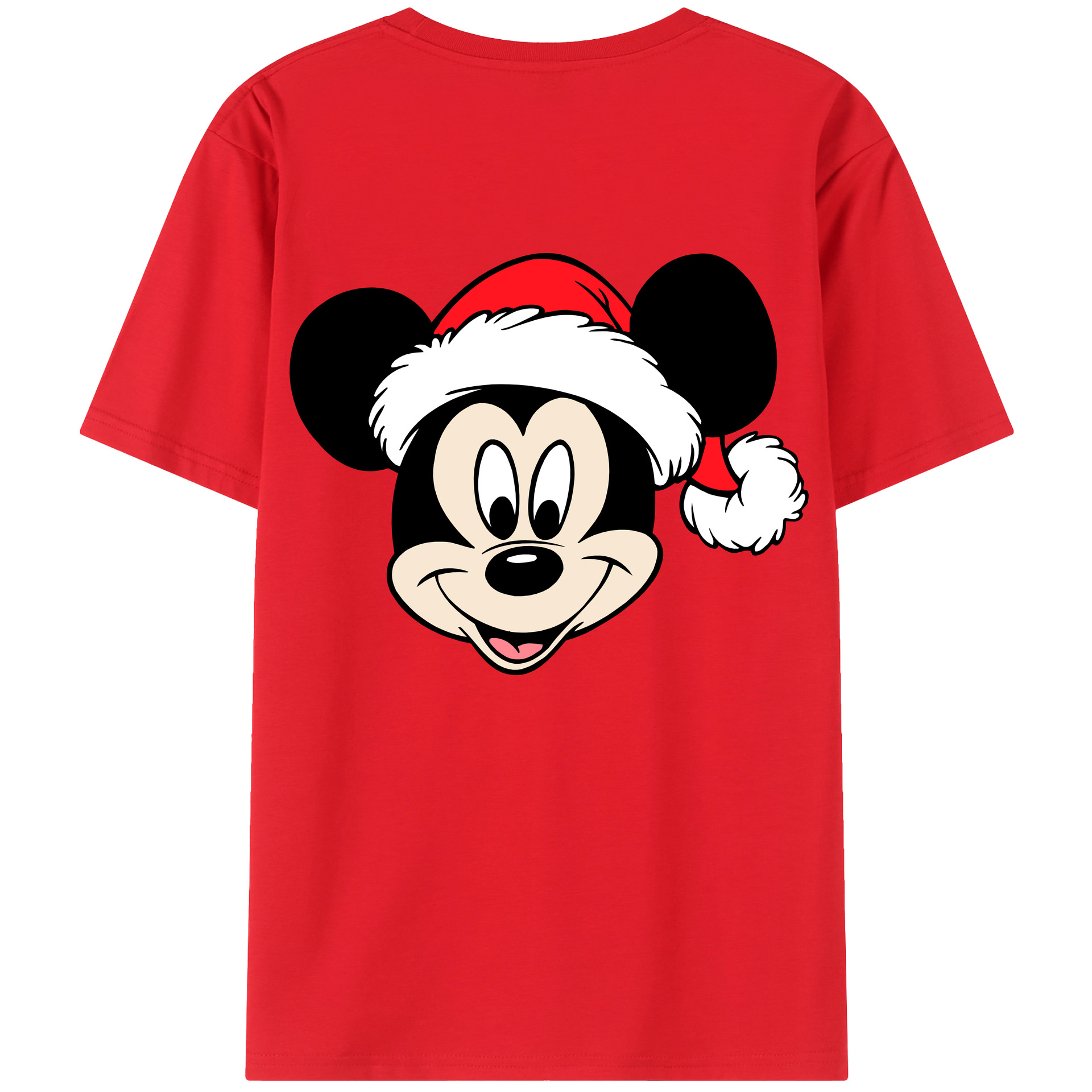 （画像用） ミッキーマウス Mickey Mouse レディース半袖Tシャツ(バックプリント)