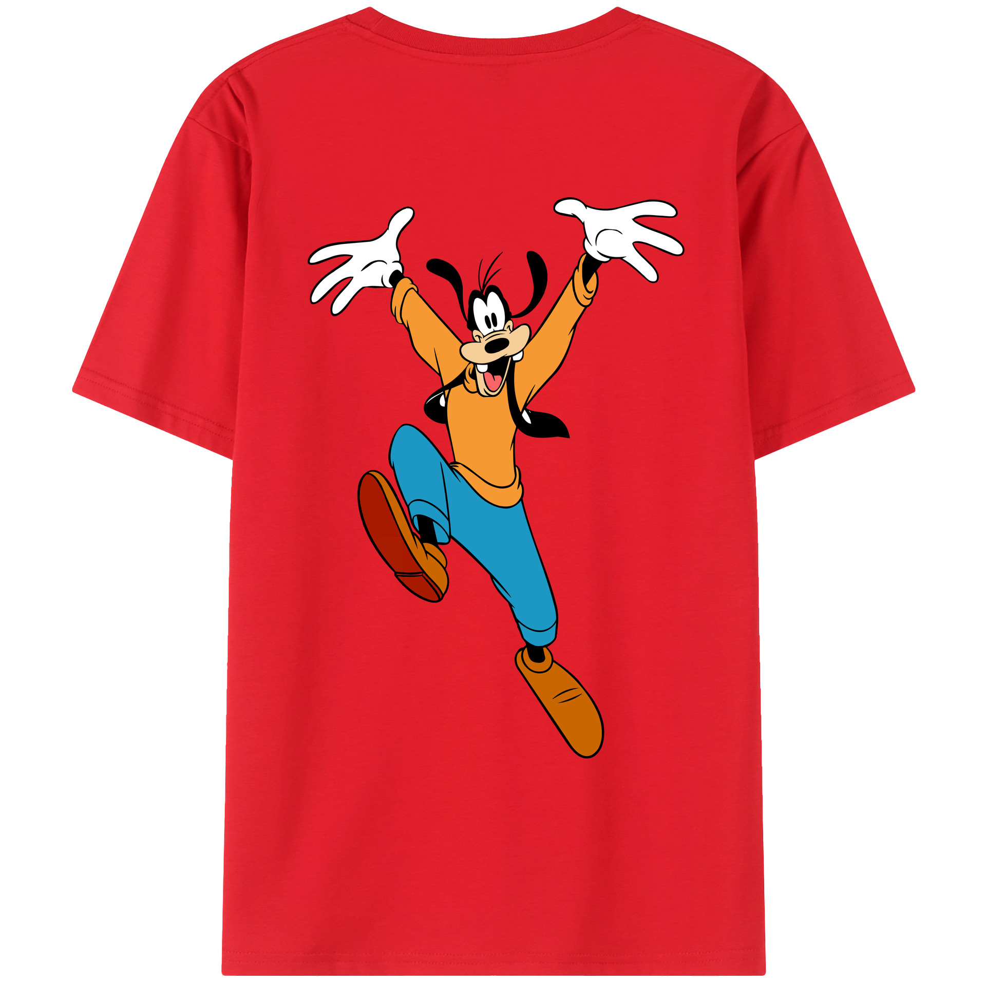 （画像用） ミッキーマウス Mickey Mouse レディース半袖Tシャツ(バックプリント)