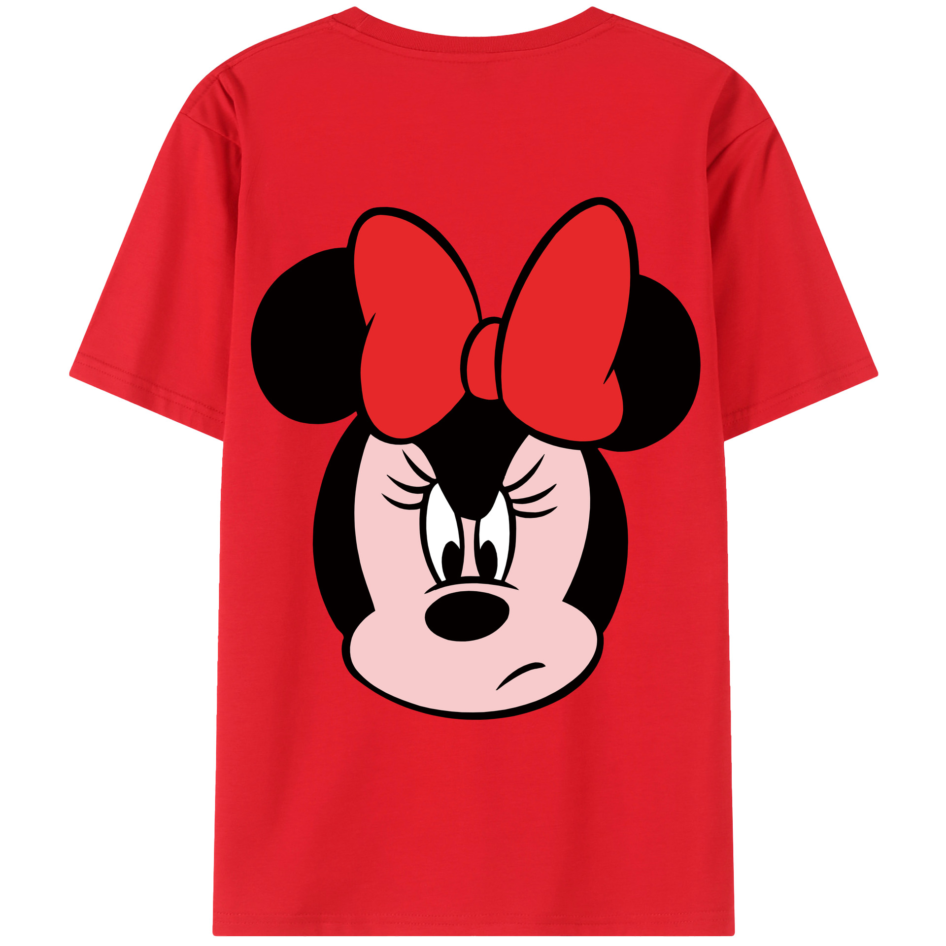 （画像用） ミッキーマウス Mickey Mouse レディース半袖Tシャツ(バックプリント)
