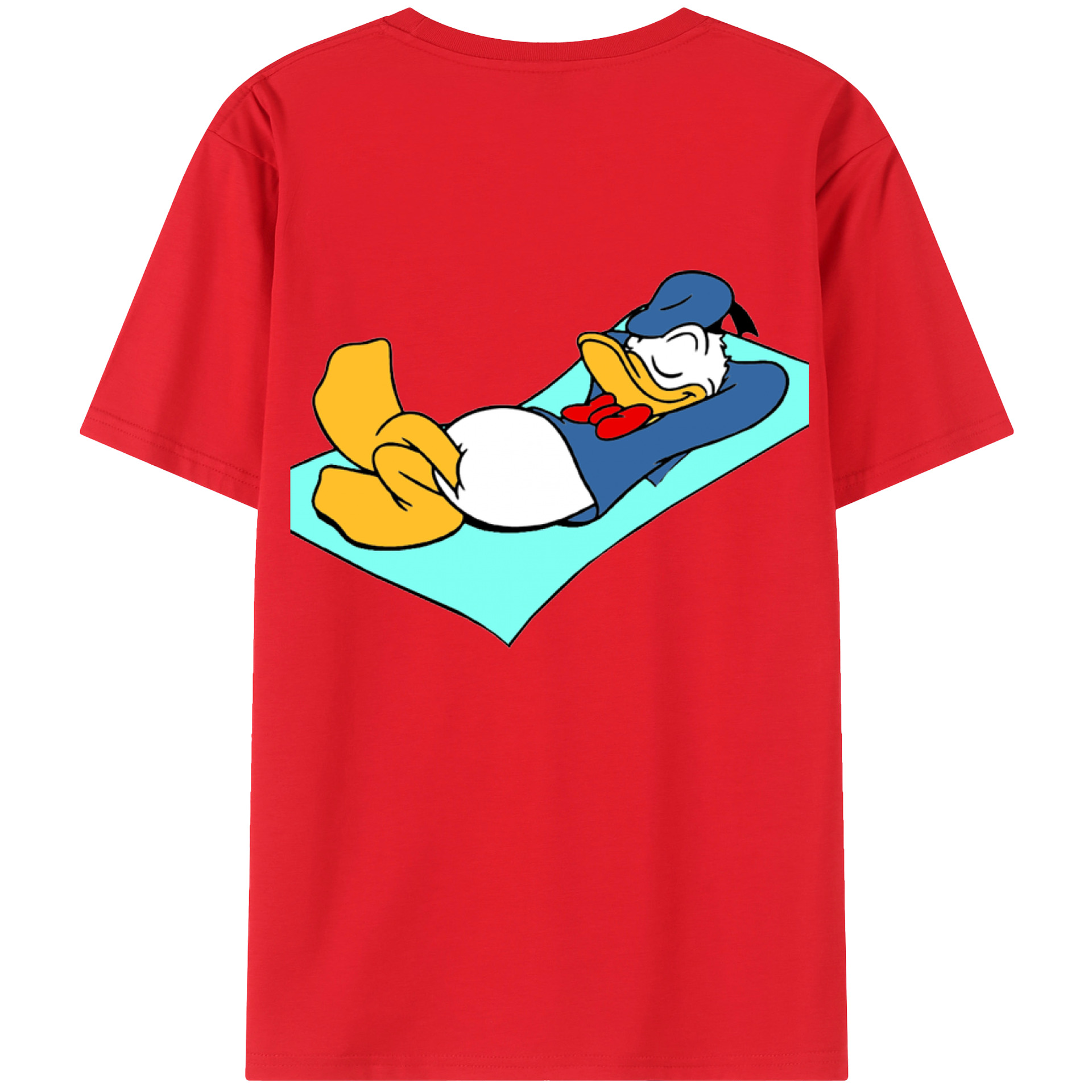 （画像用） ミッキーマウス Mickey Mouse レディース半袖Tシャツ(バックプリント)