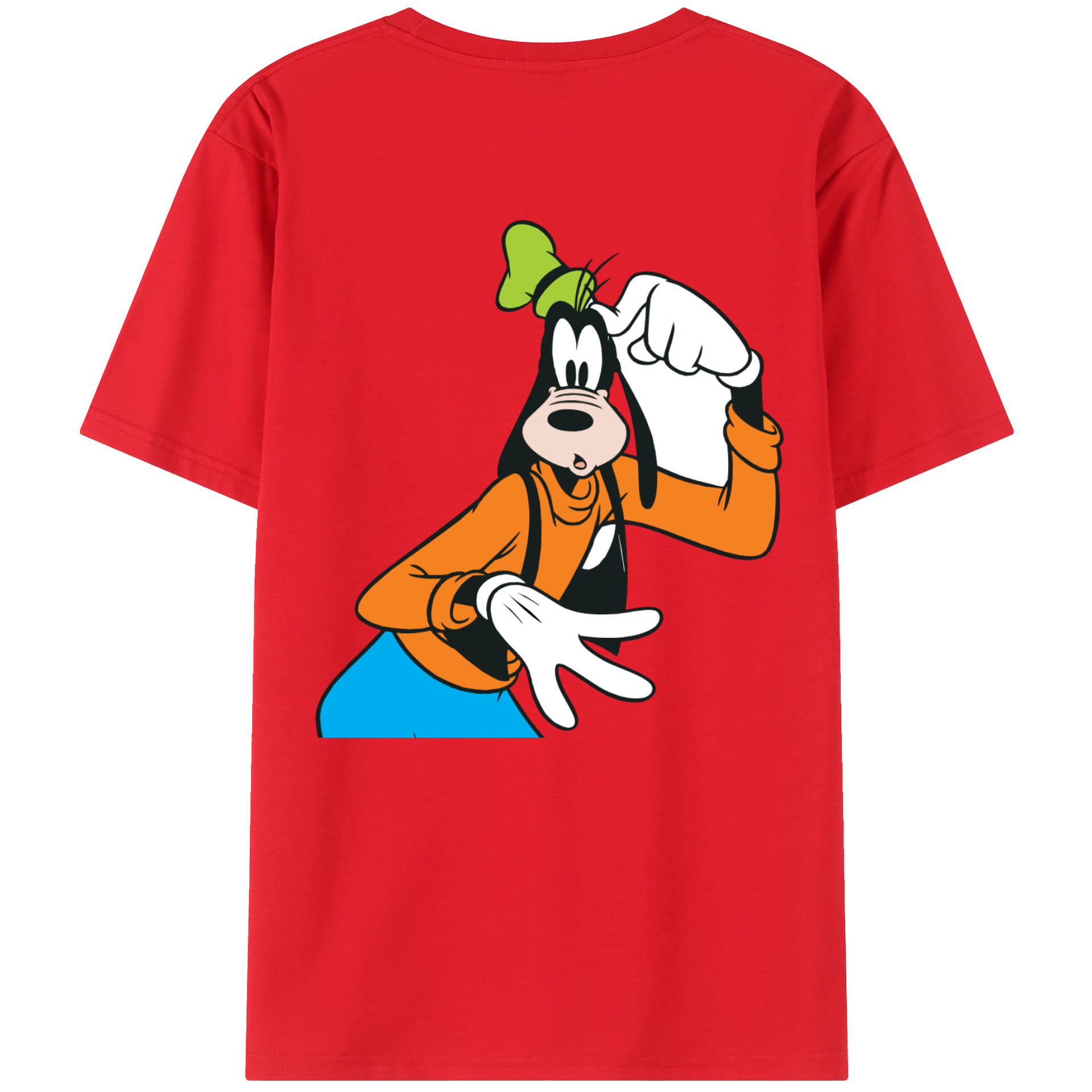（画像用） ミッキーマウス Mickey Mouse レディース半袖Tシャツ(バックプリント)