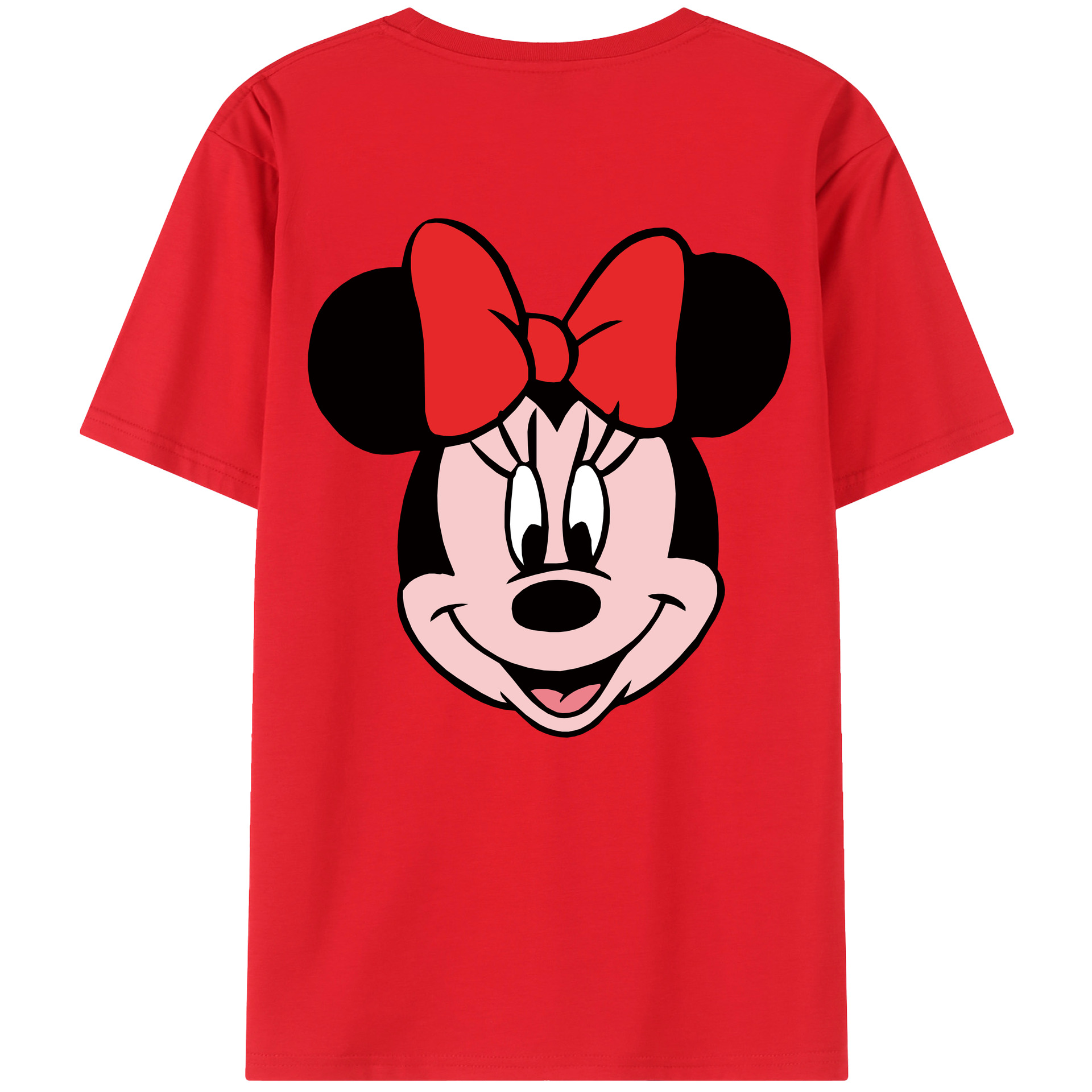 （画像用） ミッキーマウス Mickey Mouse レディース半袖Tシャツ(バックプリント)