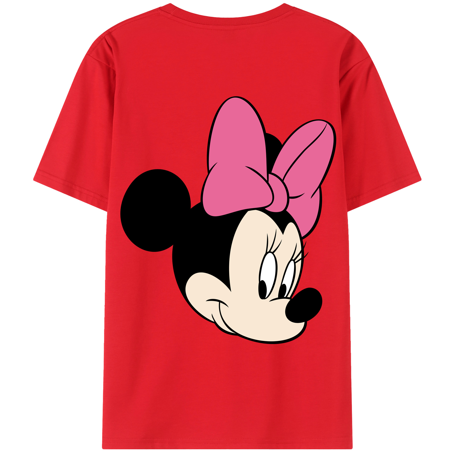 （画像用） ミッキーマウス Mickey Mouse レディース半袖Tシャツ(バックプリント)