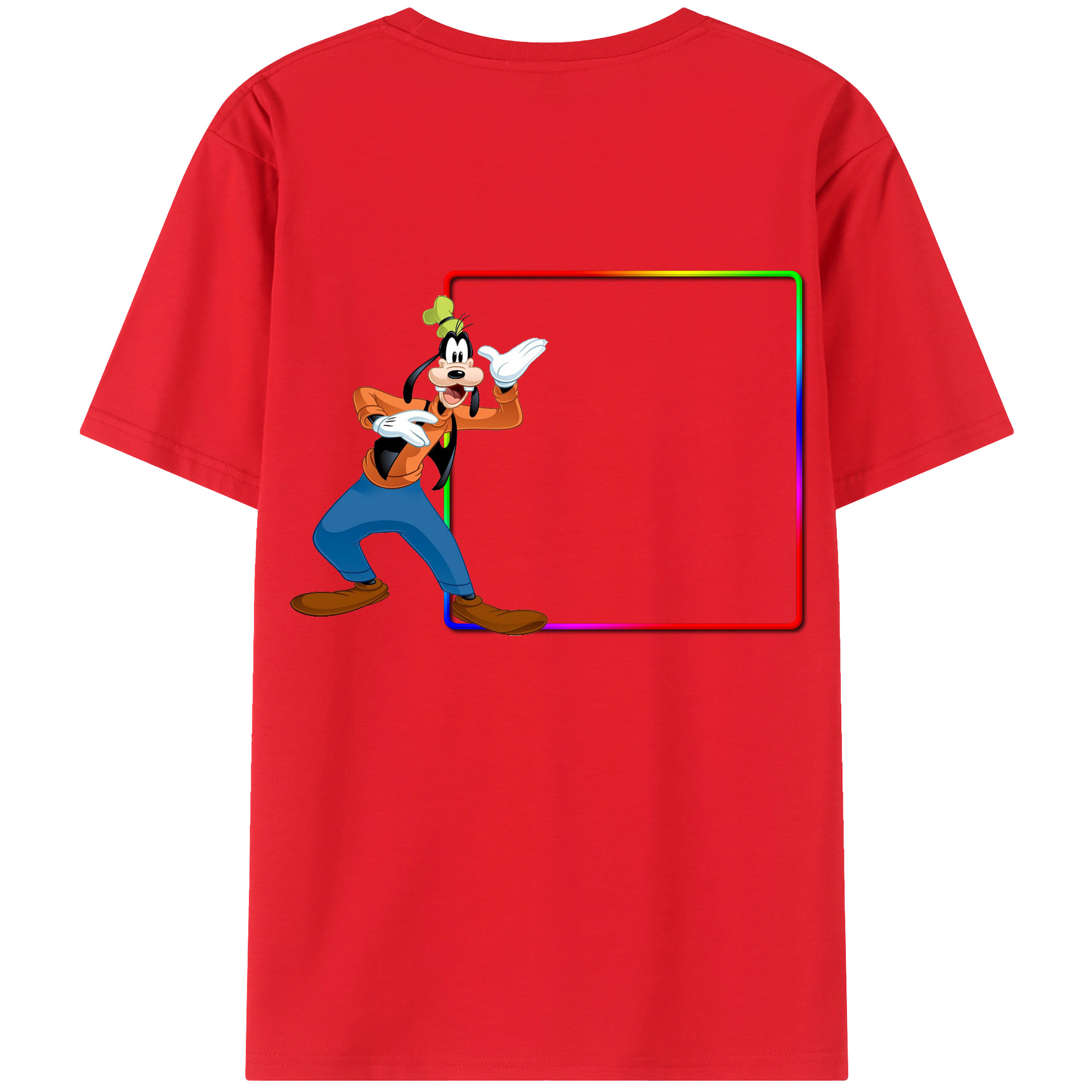 （画像用） ミッキーマウス Mickey Mouse レディース半袖Tシャツ(バックプリント)