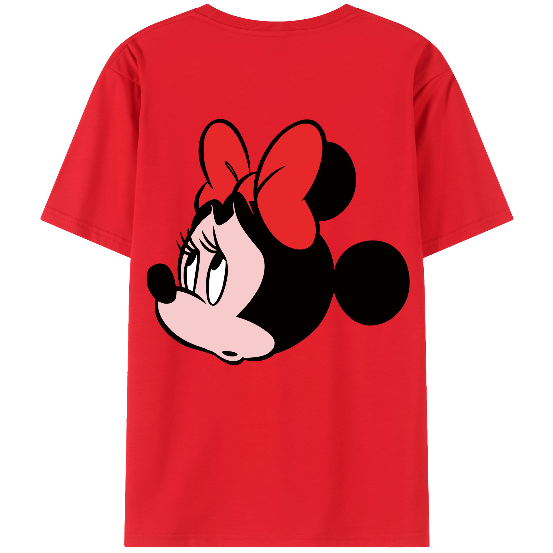 （画像用） ミッキーマウス Mickey Mouse レディース半袖Tシャツ(バックプリント)