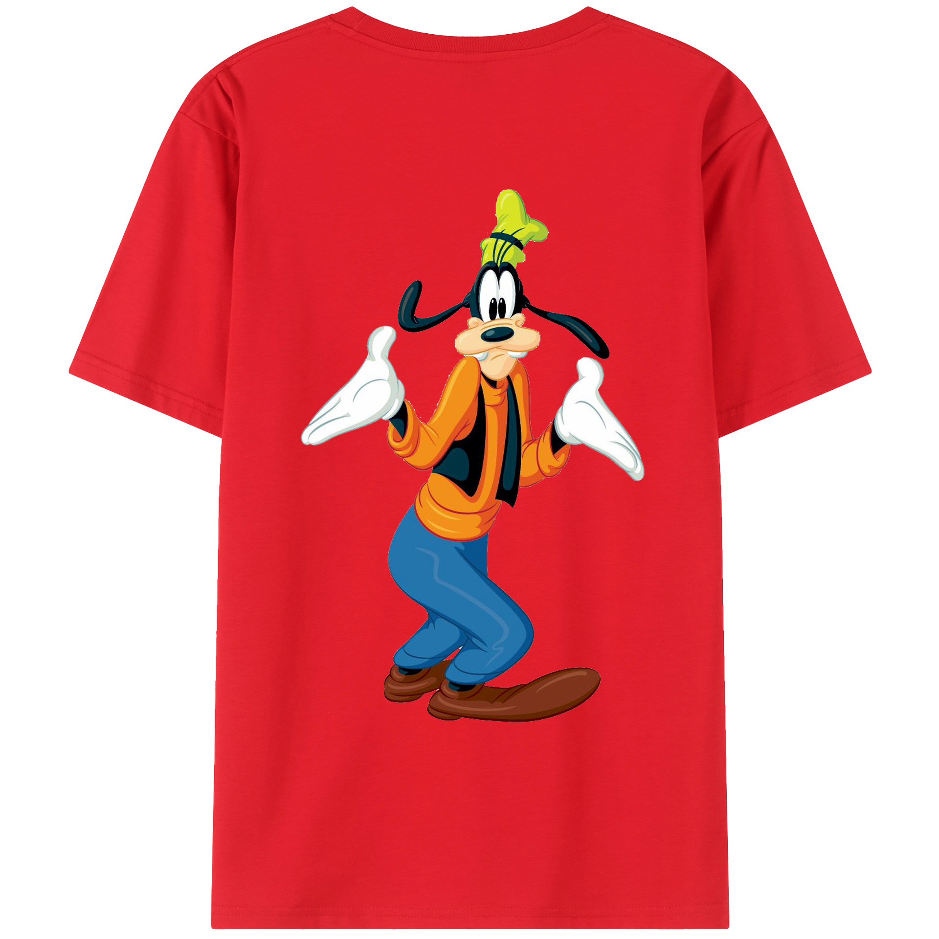 （画像用） ミッキーマウス Mickey Mouse レディース半袖Tシャツ(バックプリント)