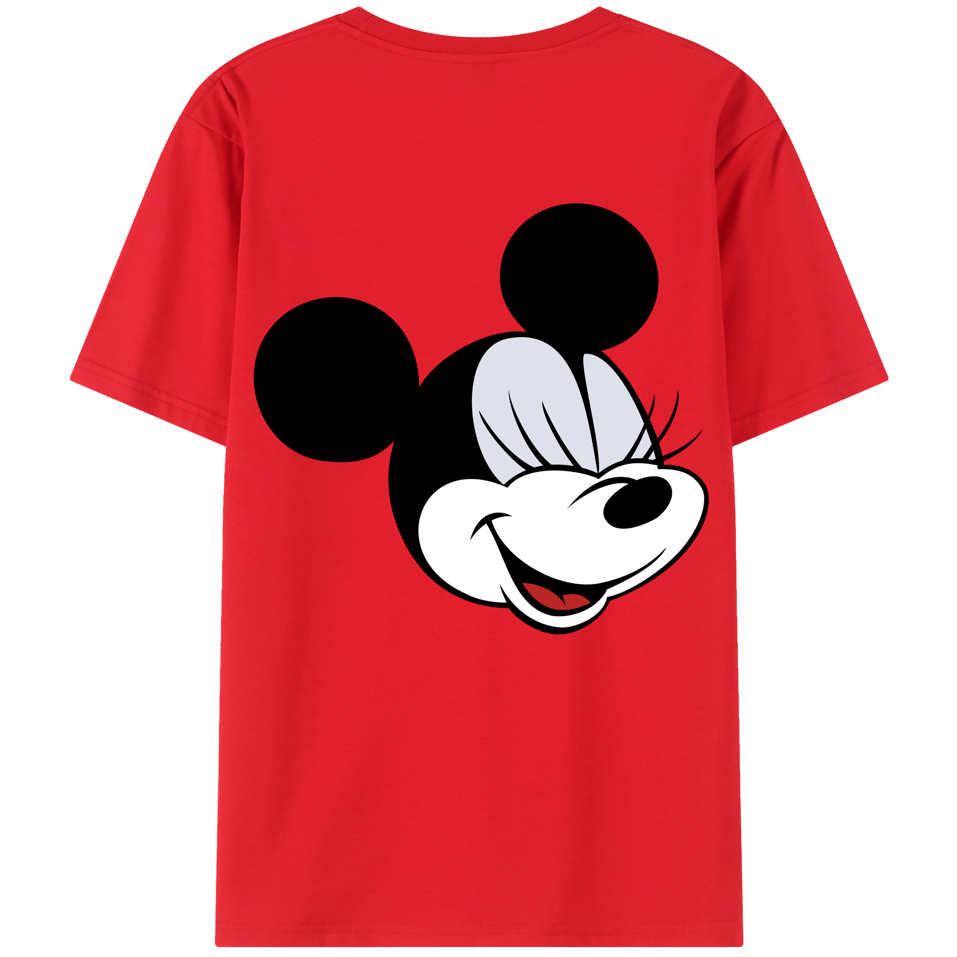 （画像用） ミッキーマウス Mickey Mouse レディース半袖Tシャツ(バックプリント)