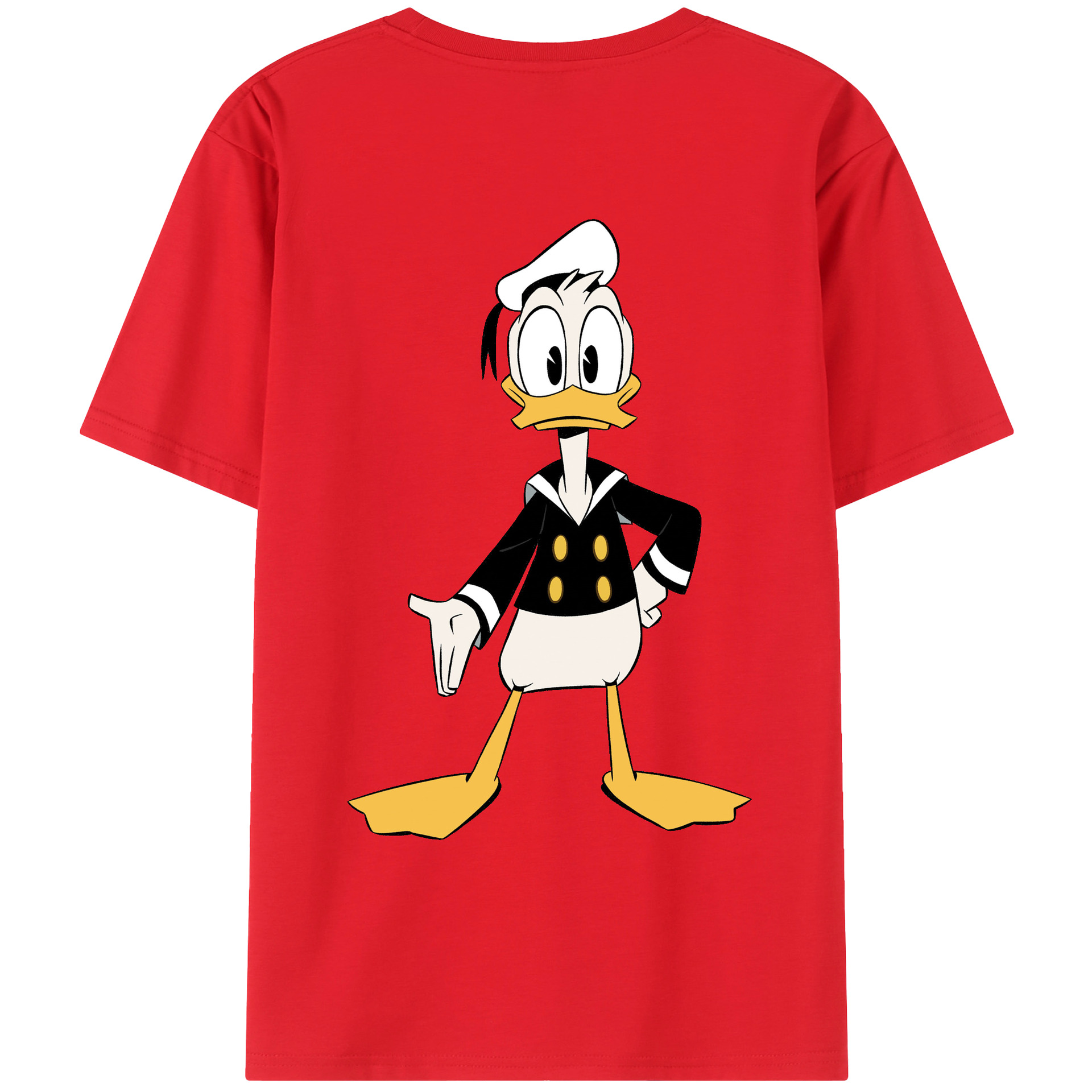 （画像用） ミッキーマウス Mickey Mouse レディース半袖Tシャツ(バックプリント)