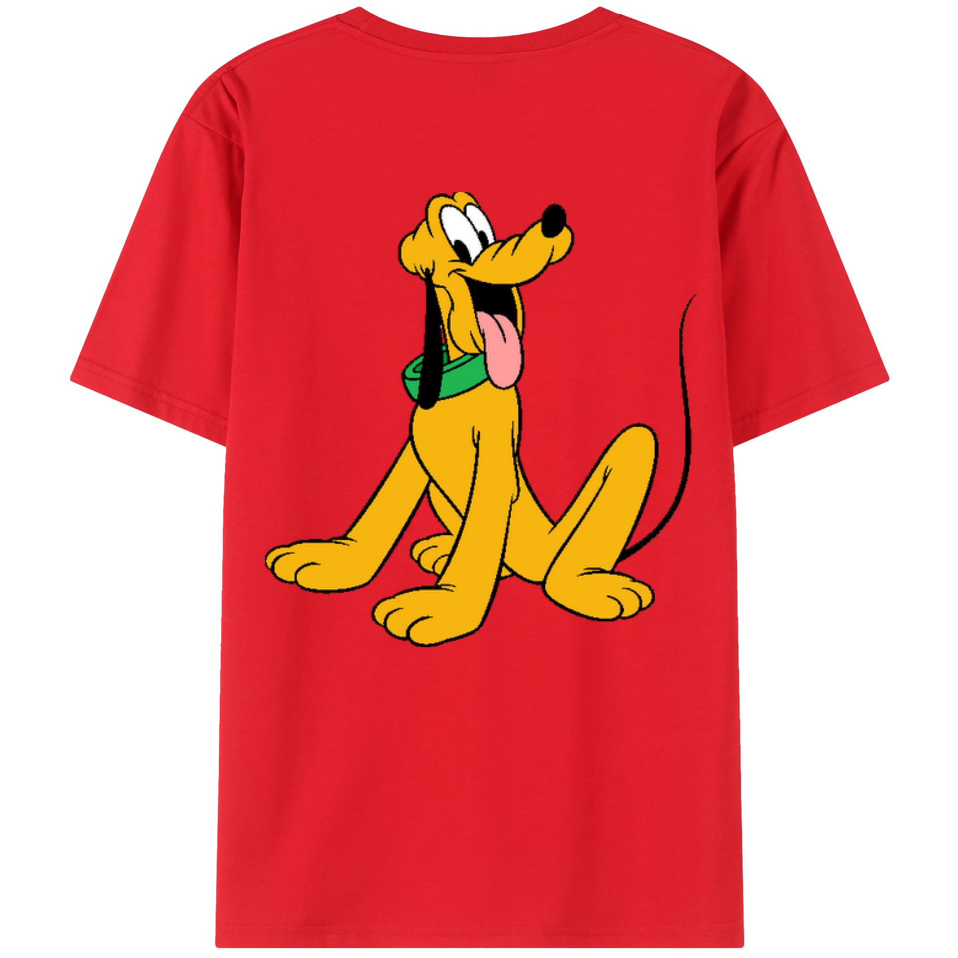 （画像用） ミッキーマウス Mickey Mouse レディース半袖Tシャツ(バックプリント)