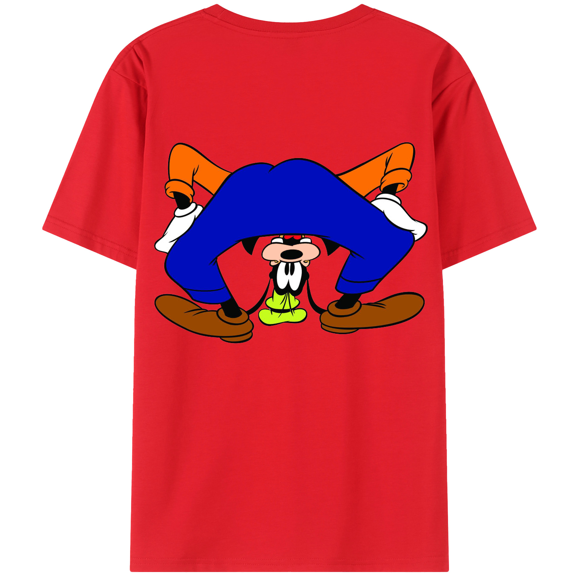 （画像用） ミッキーマウス Mickey Mouse レディース半袖Tシャツ(バックプリント)
