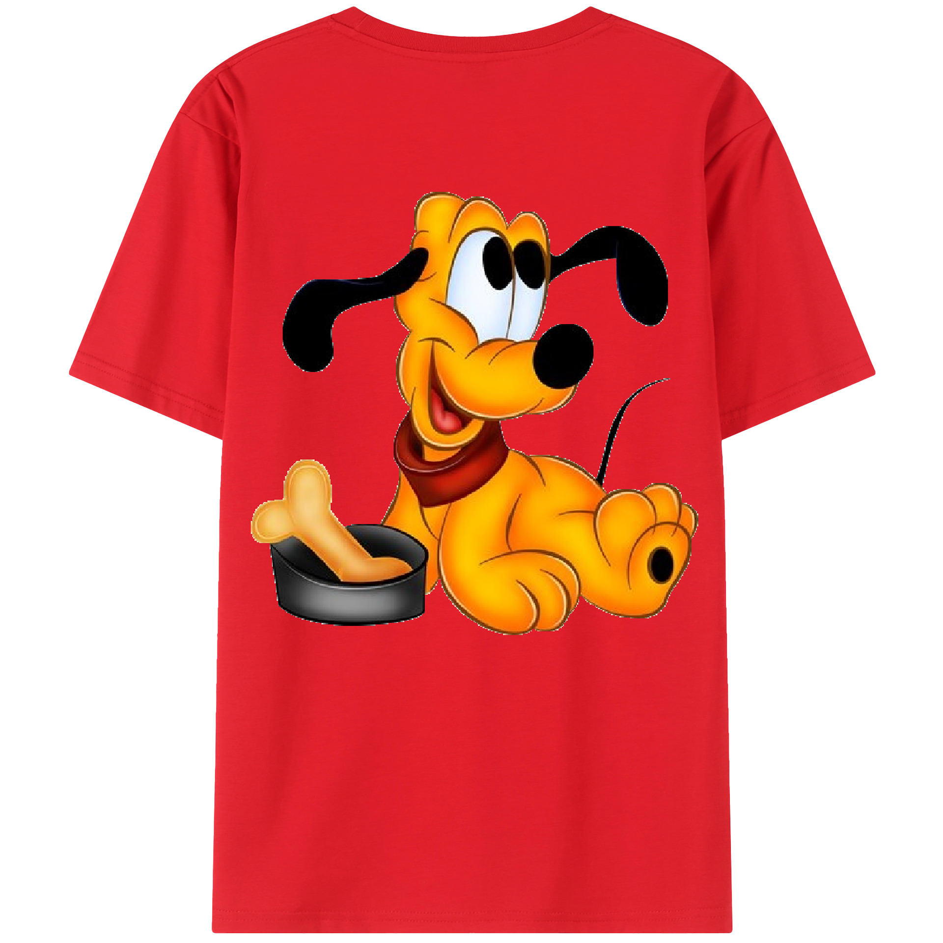 （画像用） ミッキーマウス Mickey Mouse レディース半袖Tシャツ(バックプリント)