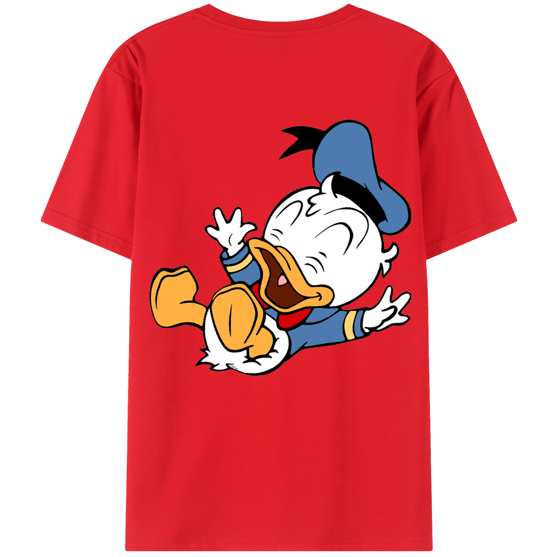 （画像用） ミッキーマウス Mickey Mouse レディース半袖Tシャツ(バックプリント)