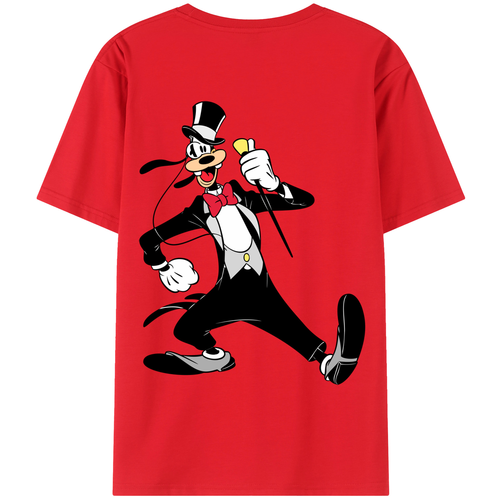 （画像用） ミッキーマウス Mickey Mouse レディース半袖Tシャツ(バックプリント)