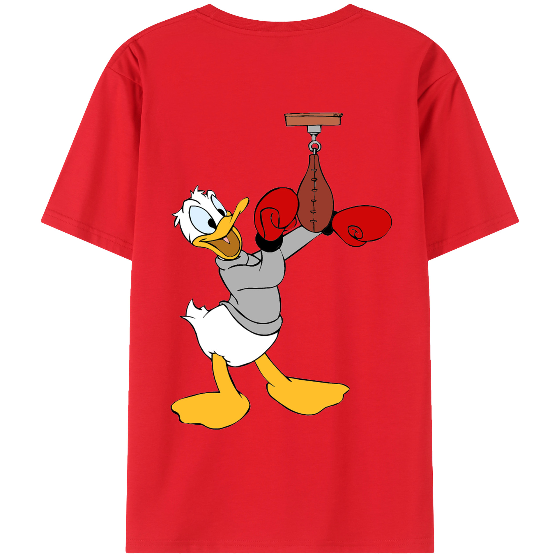 （画像用） ミッキーマウス Mickey Mouse レディース半袖Tシャツ(バックプリント)