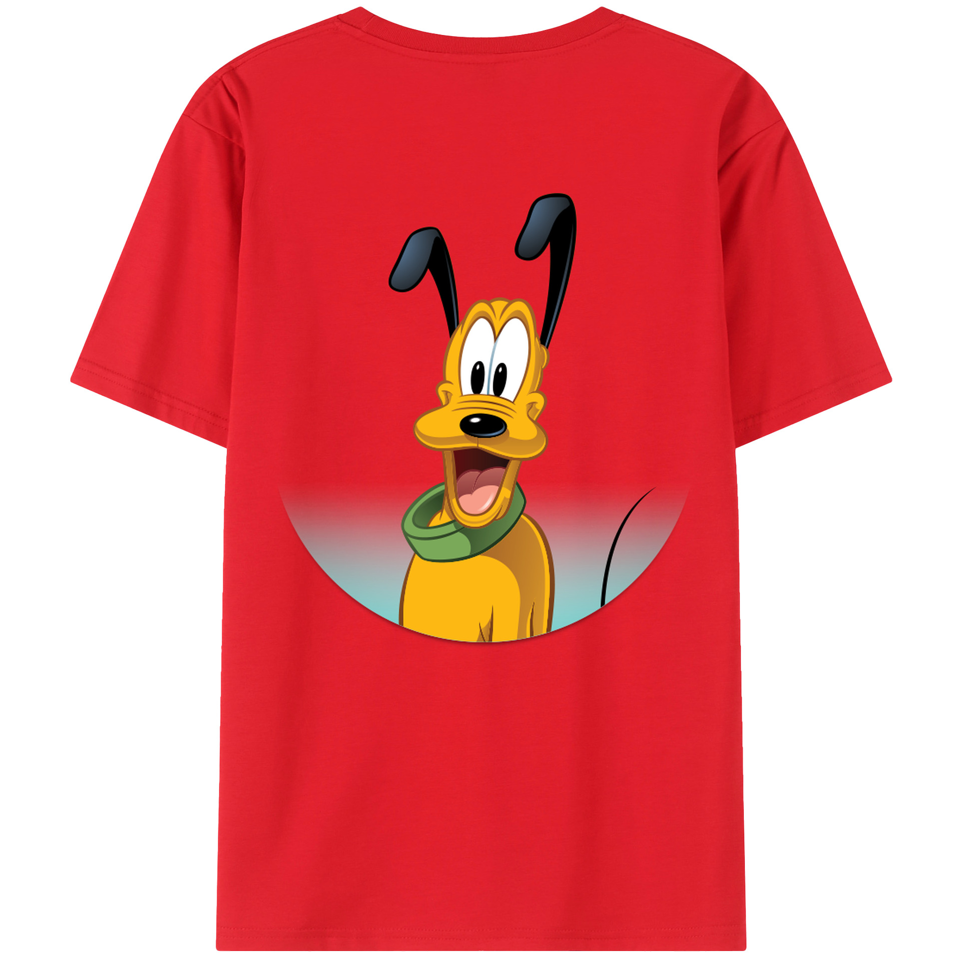 （画像用） ミッキーマウス Mickey Mouse レディース半袖Tシャツ(バックプリント)