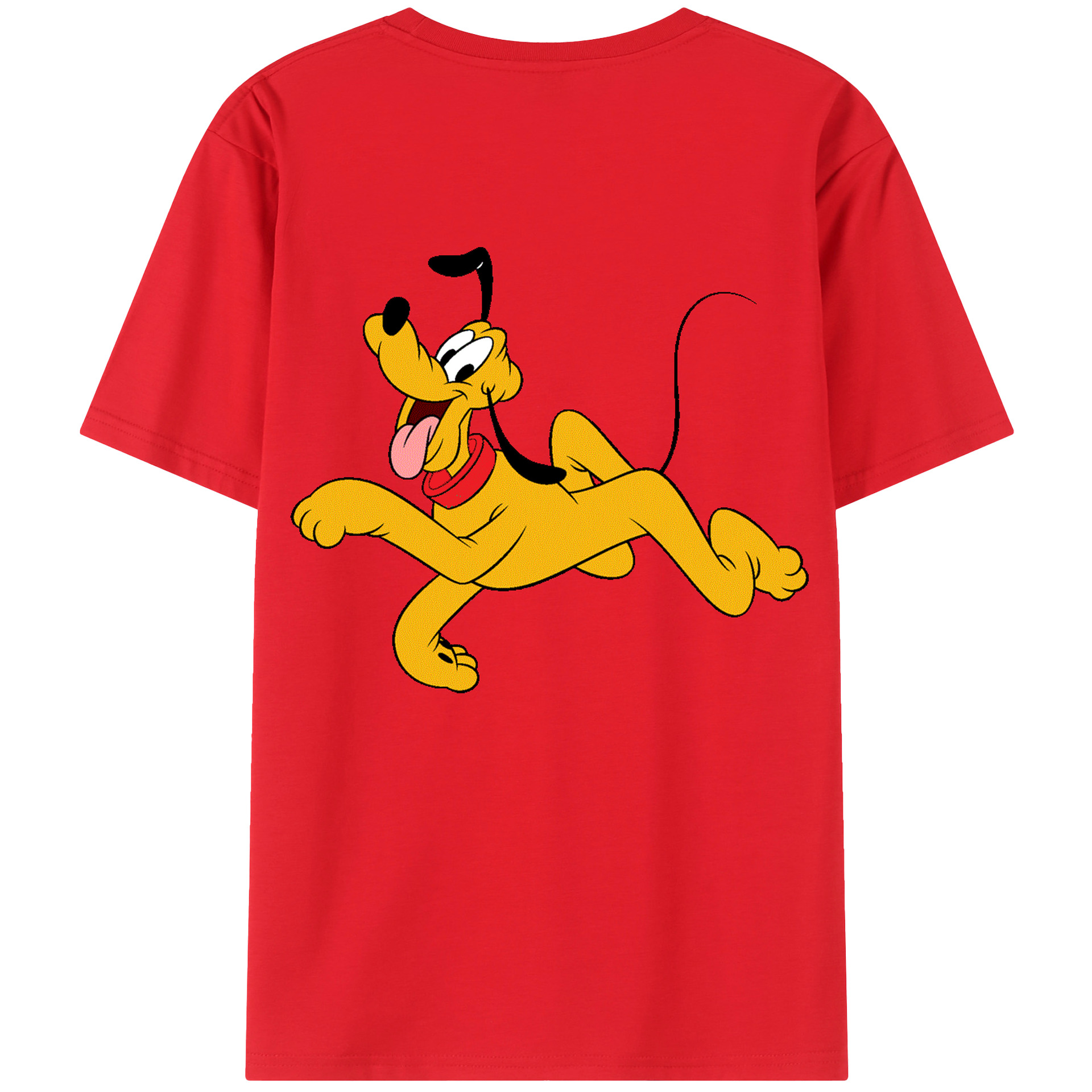 （画像用） ミッキーマウス Mickey Mouse レディース半袖Tシャツ(バックプリント)
