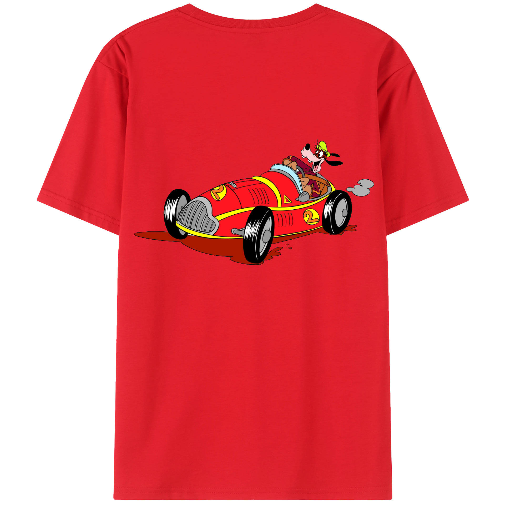 （画像用） ミッキーマウス Mickey Mouse レディース半袖Tシャツ(バックプリント)