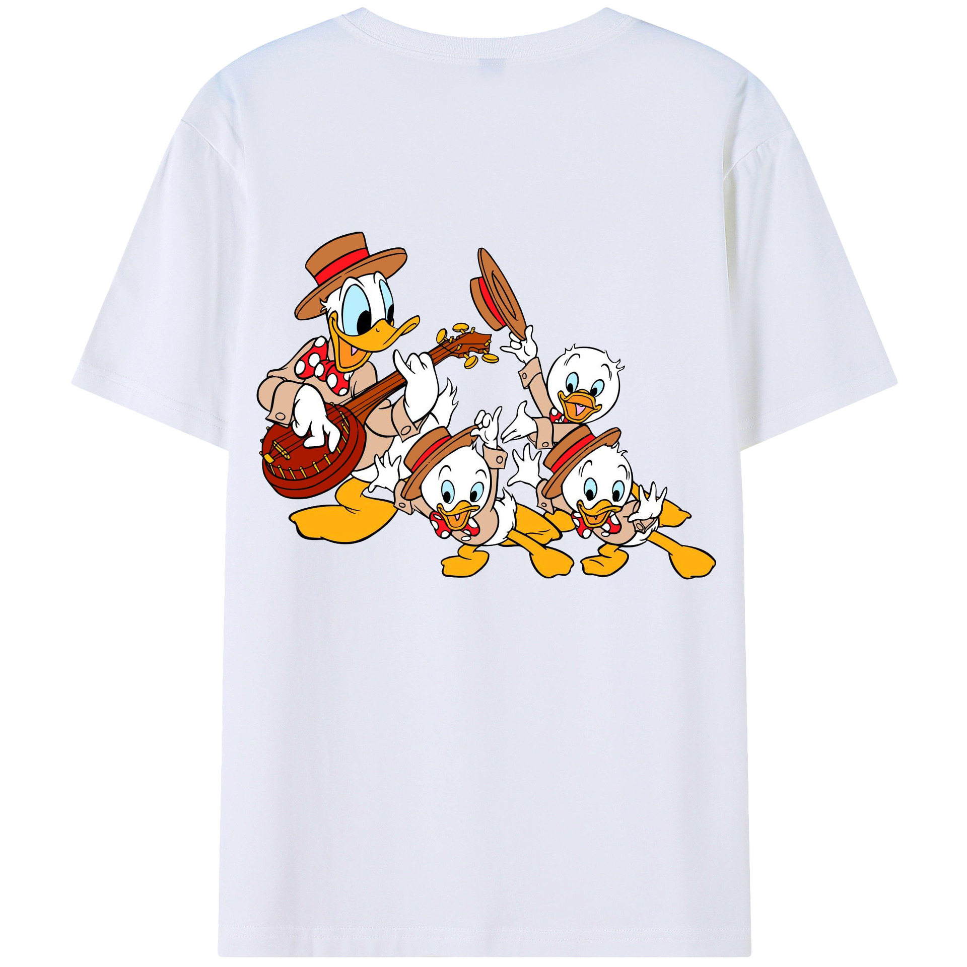 （画像用） ミッキーマウス Mickey Mouse レディース半袖Tシャツ(バックプリント)