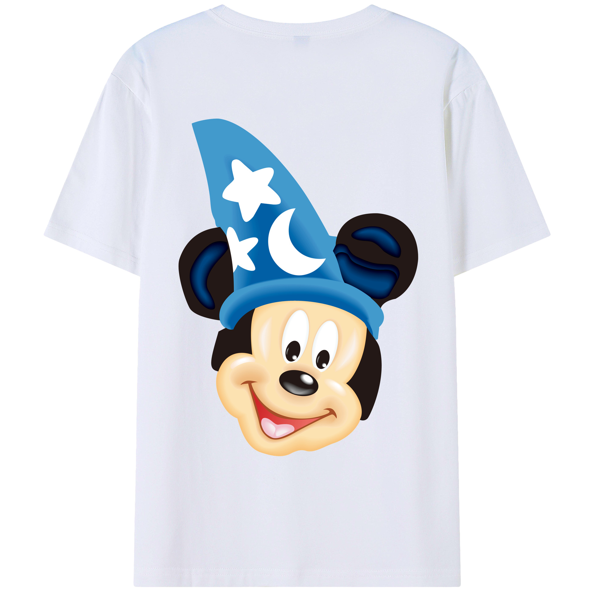 （画像用） ミッキーマウス Mickey Mouse レディース半袖Tシャツ(バックプリント)