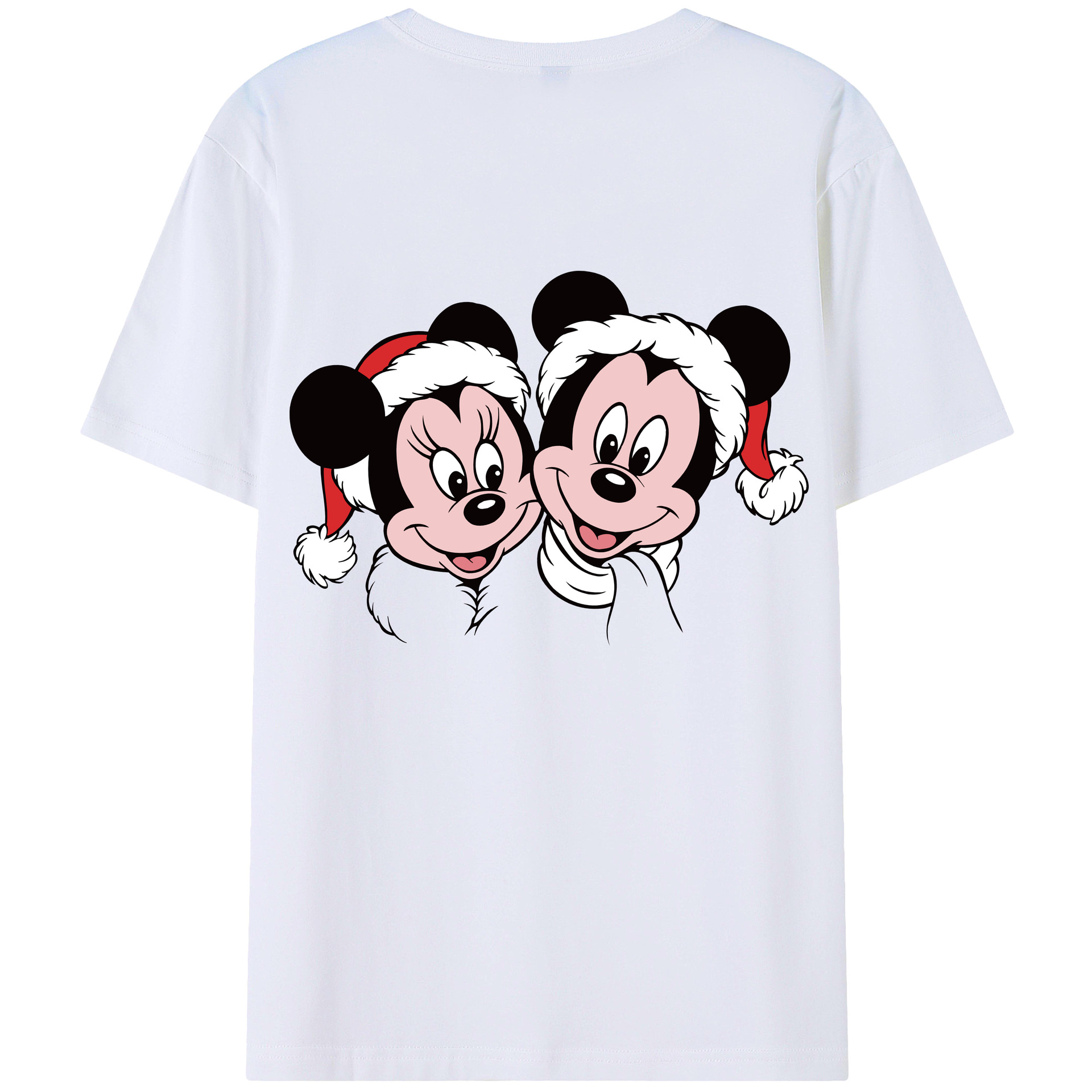 （画像用） ミッキーマウス Mickey Mouse レディース半袖Tシャツ(バックプリント)
