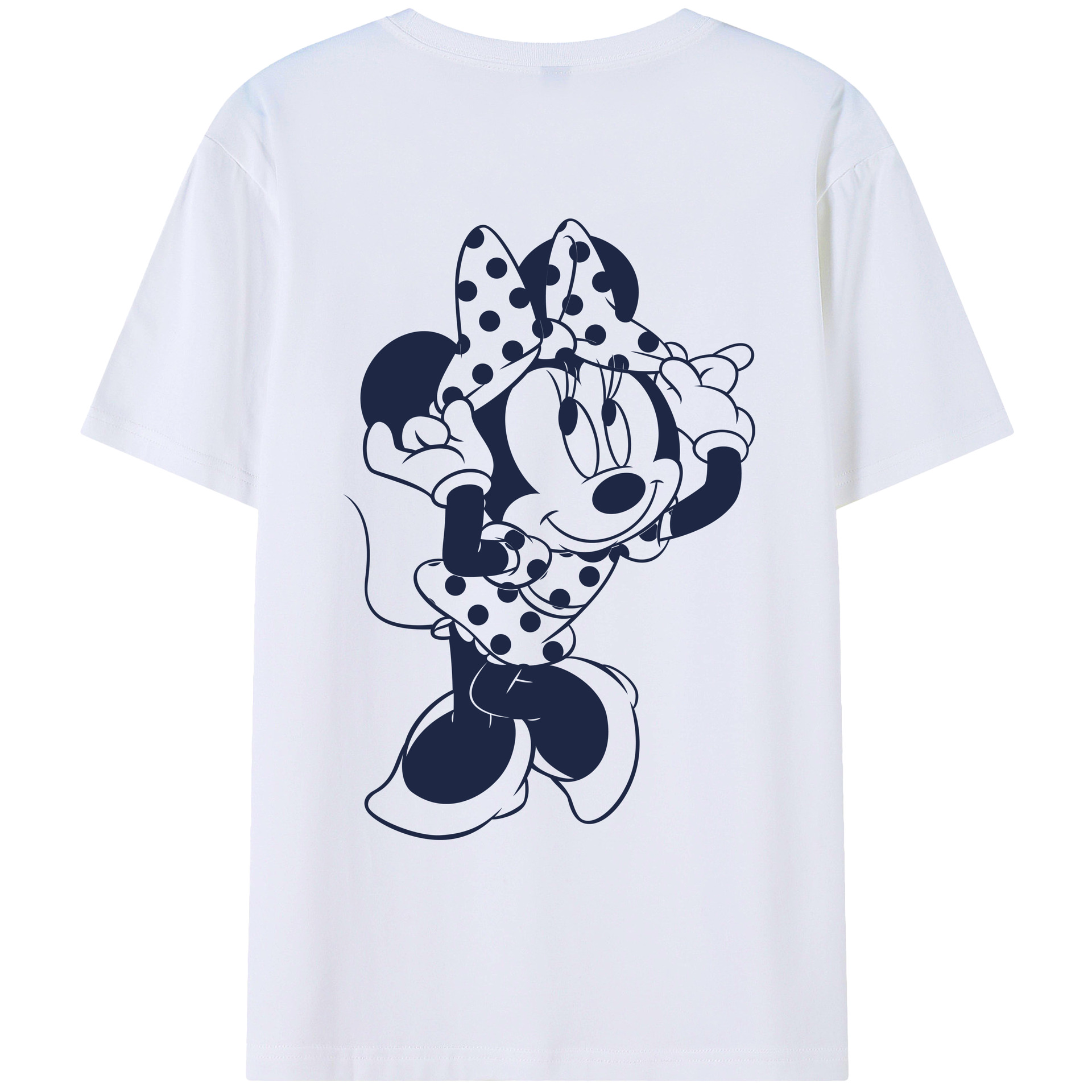 （画像用） ミッキーマウス Mickey Mouse レディース半袖Tシャツ(バックプリント)
