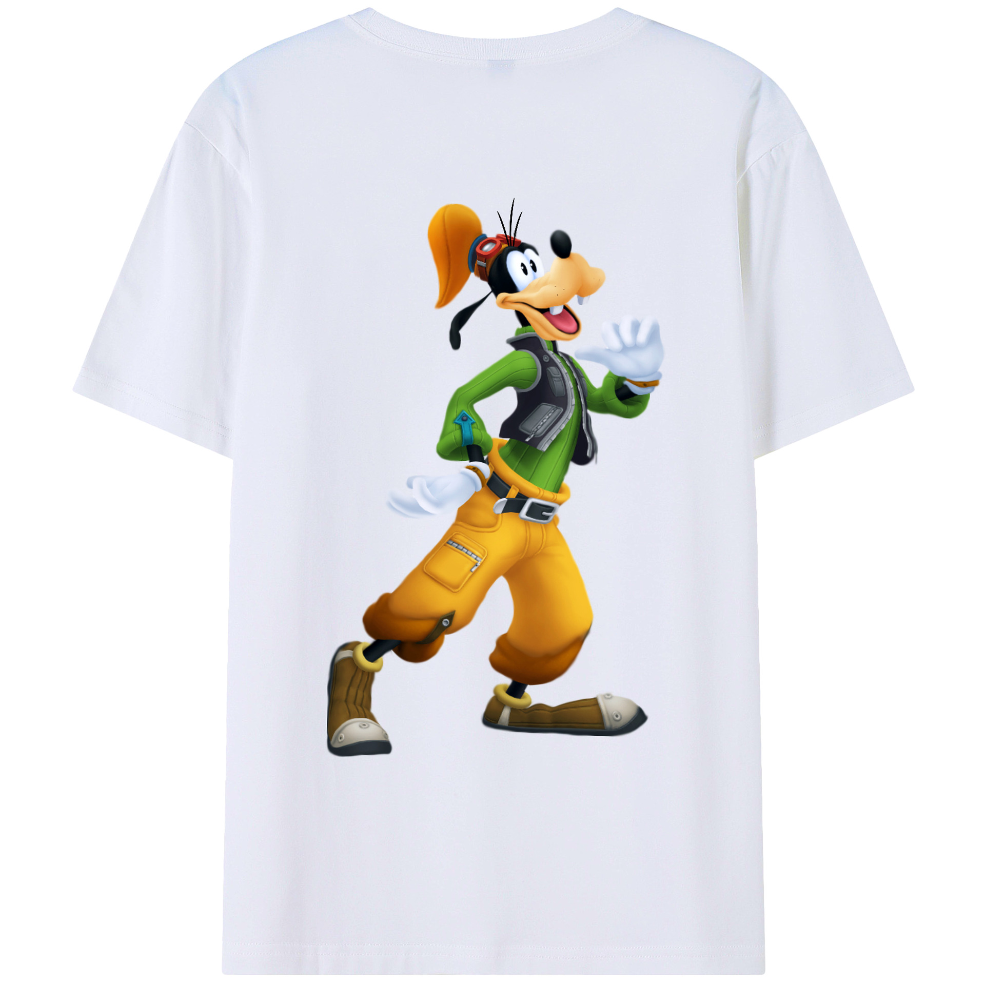 （画像用） ミッキーマウス Mickey Mouse レディース半袖Tシャツ(バックプリント)