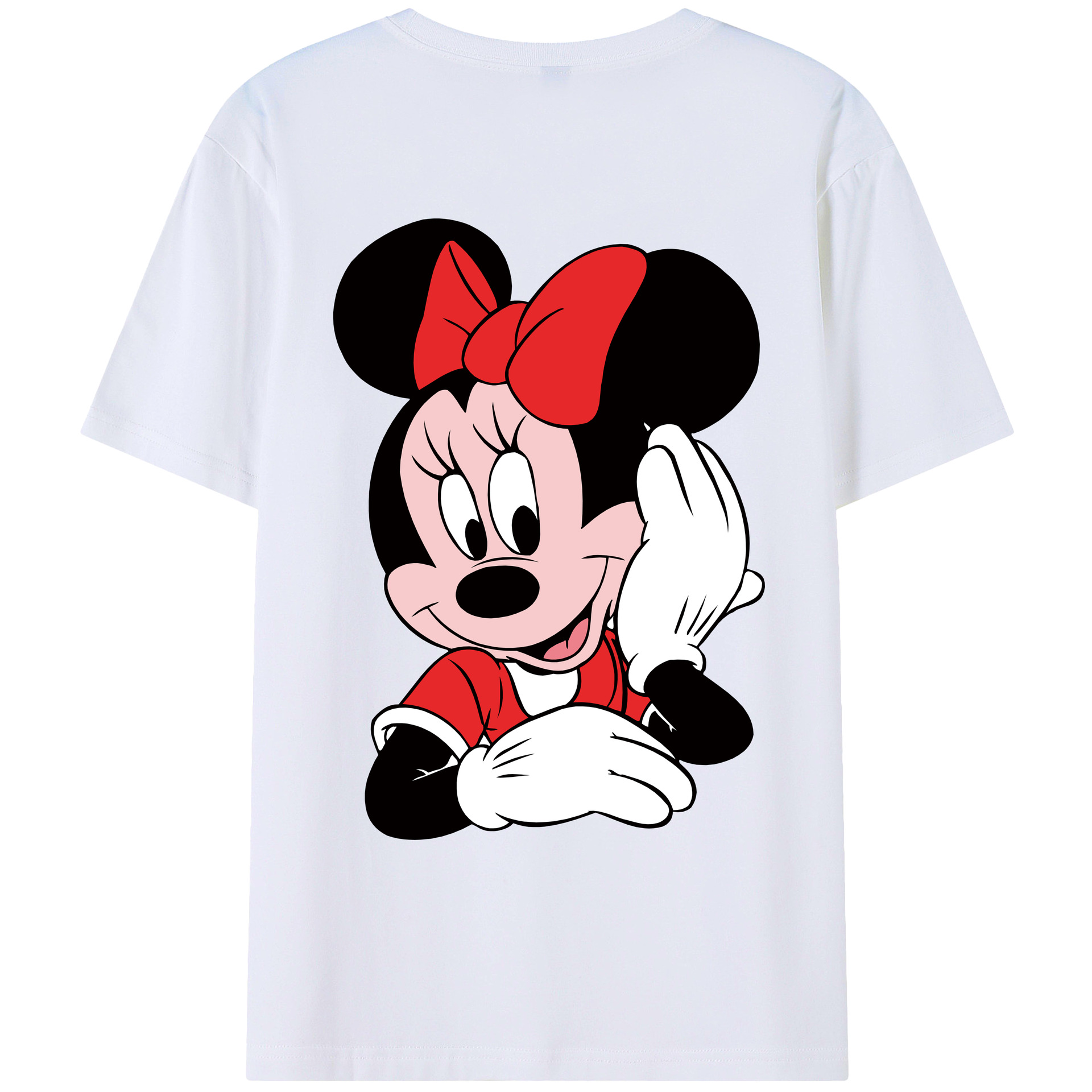 （画像用） ミッキーマウス Mickey Mouse レディース半袖Tシャツ(バックプリント)