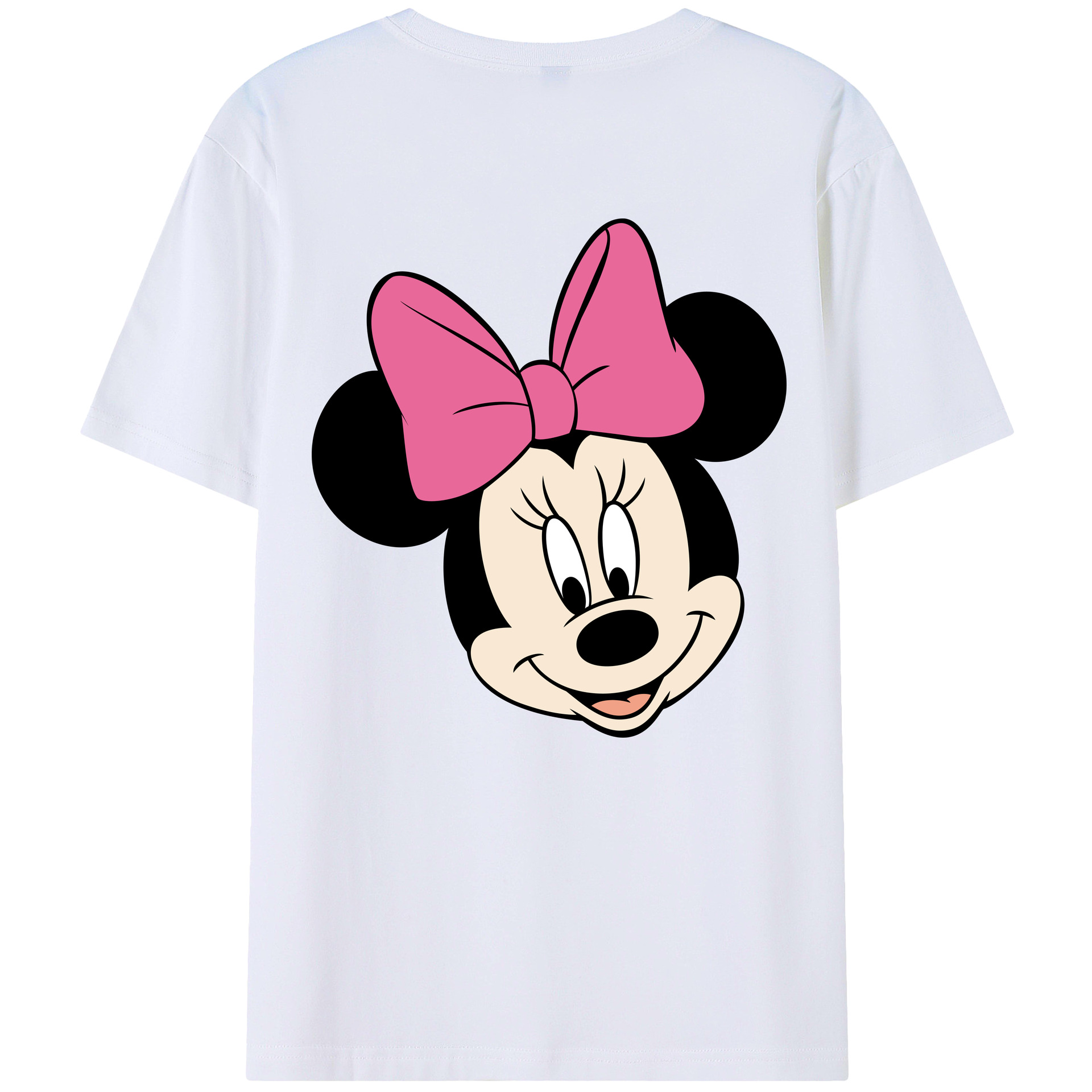 （画像用） ミッキーマウス Mickey Mouse レディース半袖Tシャツ(バックプリント)