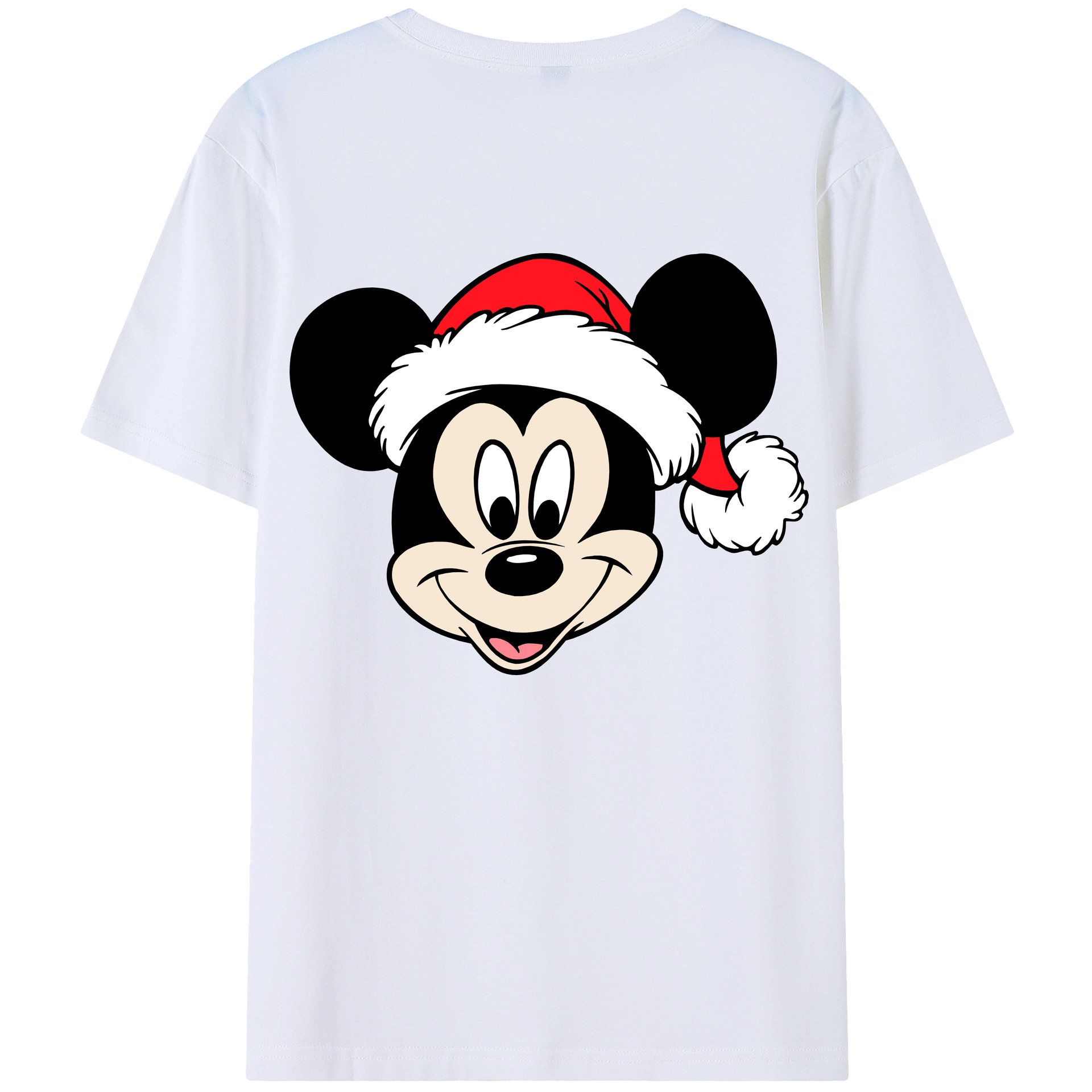 （画像用） ミッキーマウス Mickey Mouse レディース半袖Tシャツ(バックプリント)