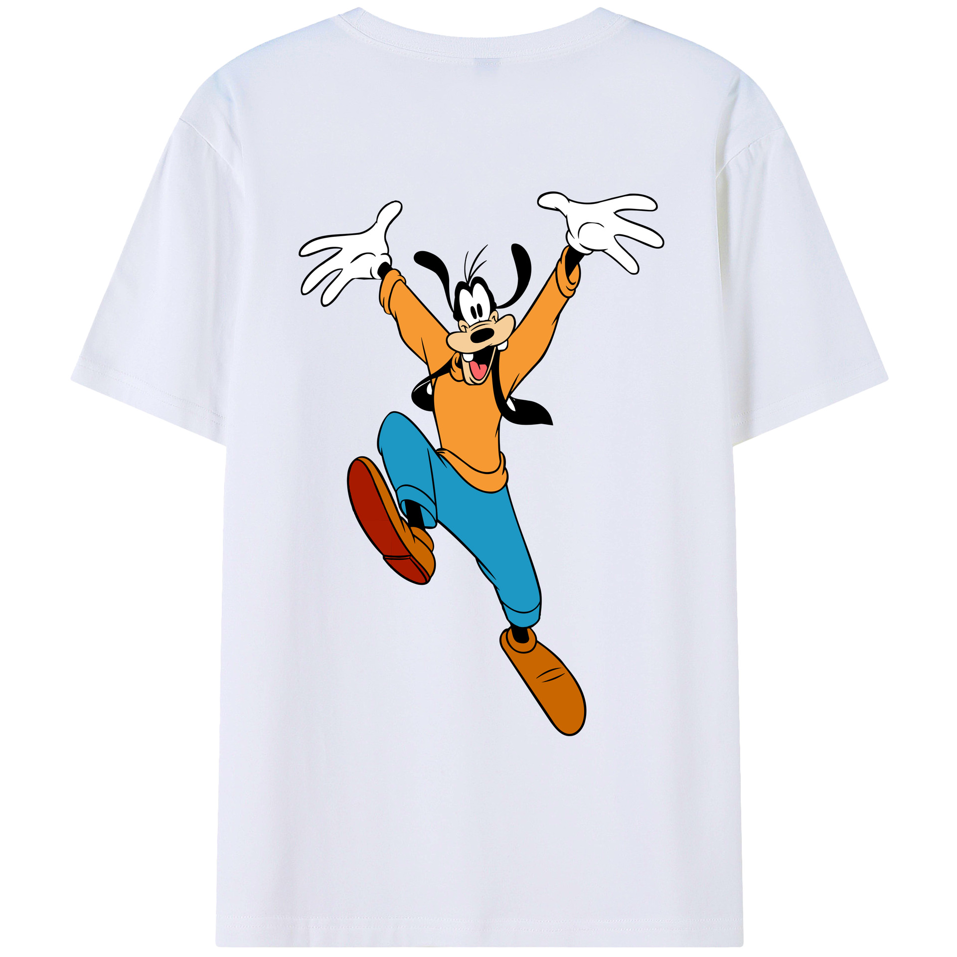 （画像用） ミッキーマウス Mickey Mouse レディース半袖Tシャツ(バックプリント)