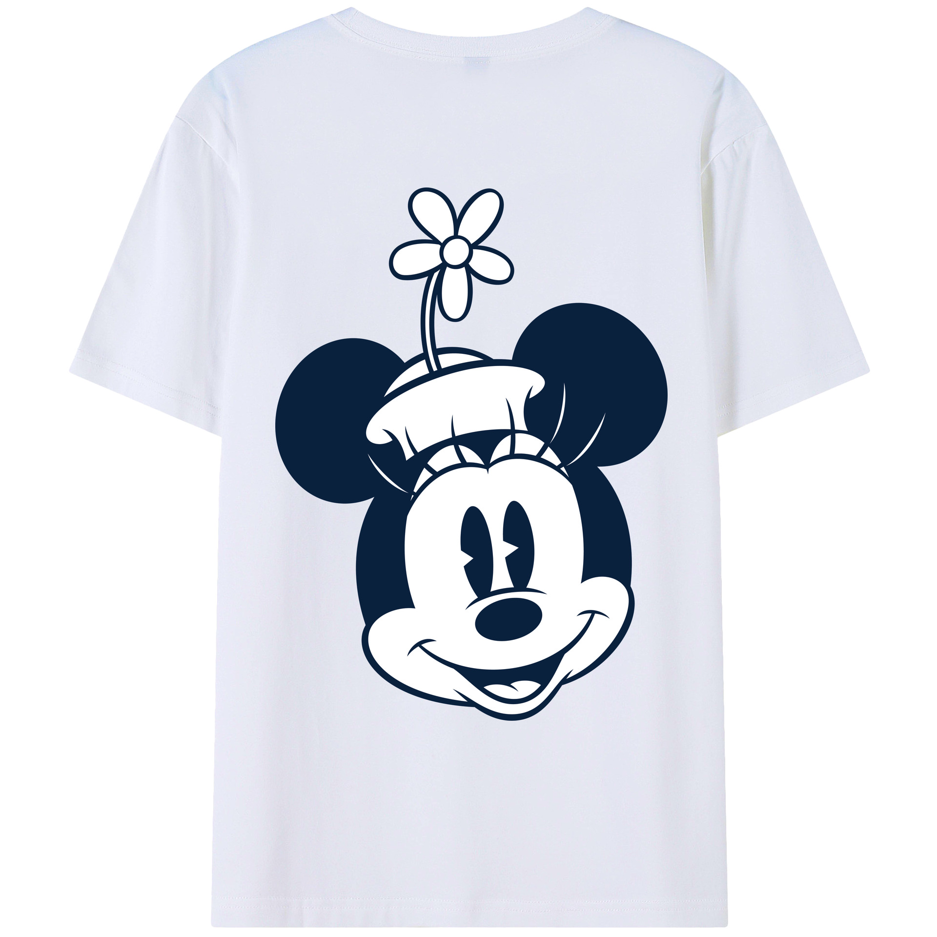 （画像用） ミッキーマウス Mickey Mouse レディース半袖Tシャツ(バックプリント)