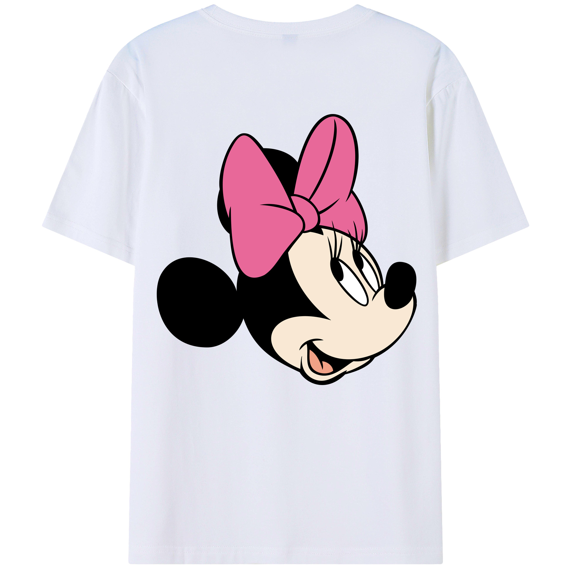 （画像用） ミッキーマウス Mickey Mouse レディース半袖Tシャツ(バックプリント)