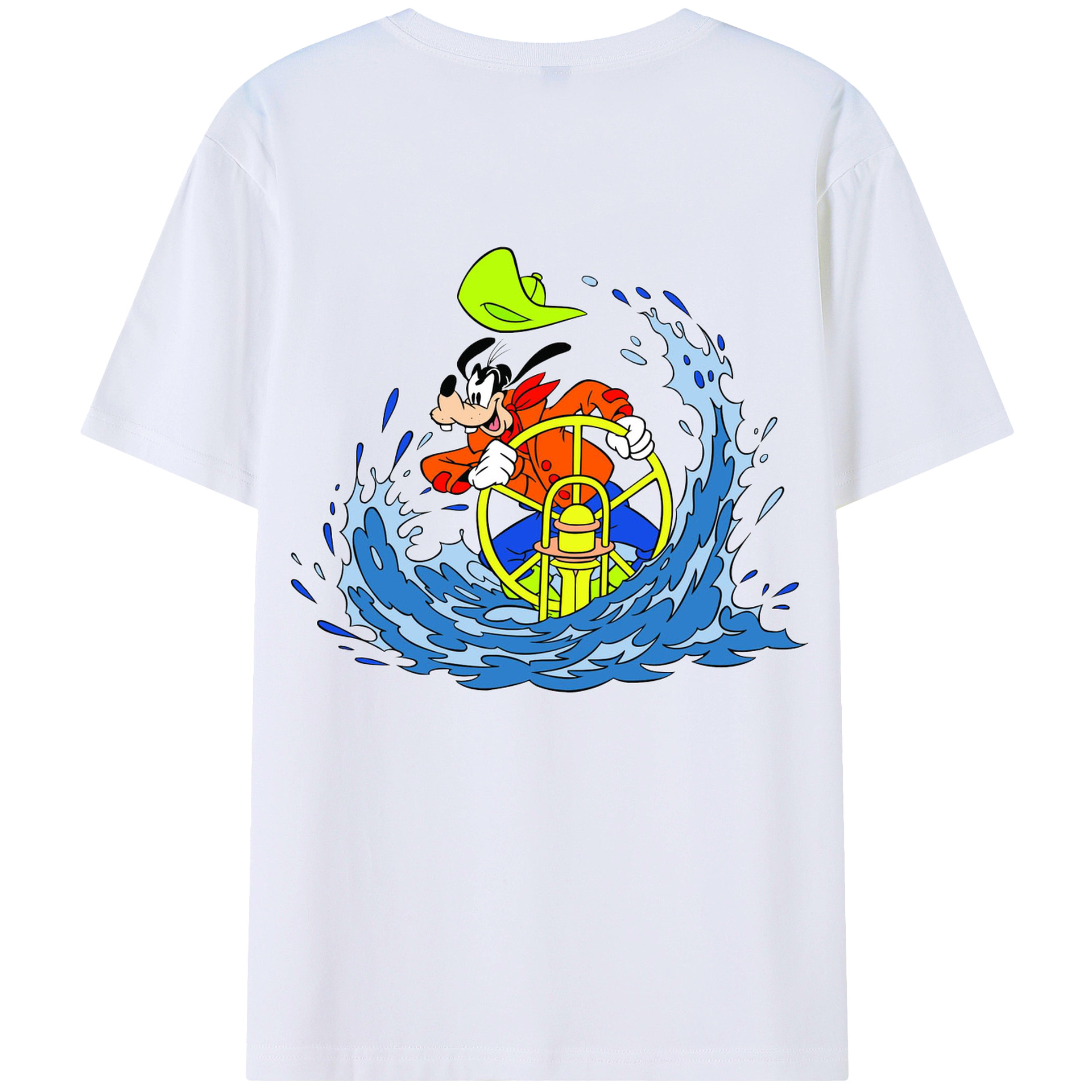 （画像用） ミッキーマウス Mickey Mouse レディース半袖Tシャツ(バックプリント)