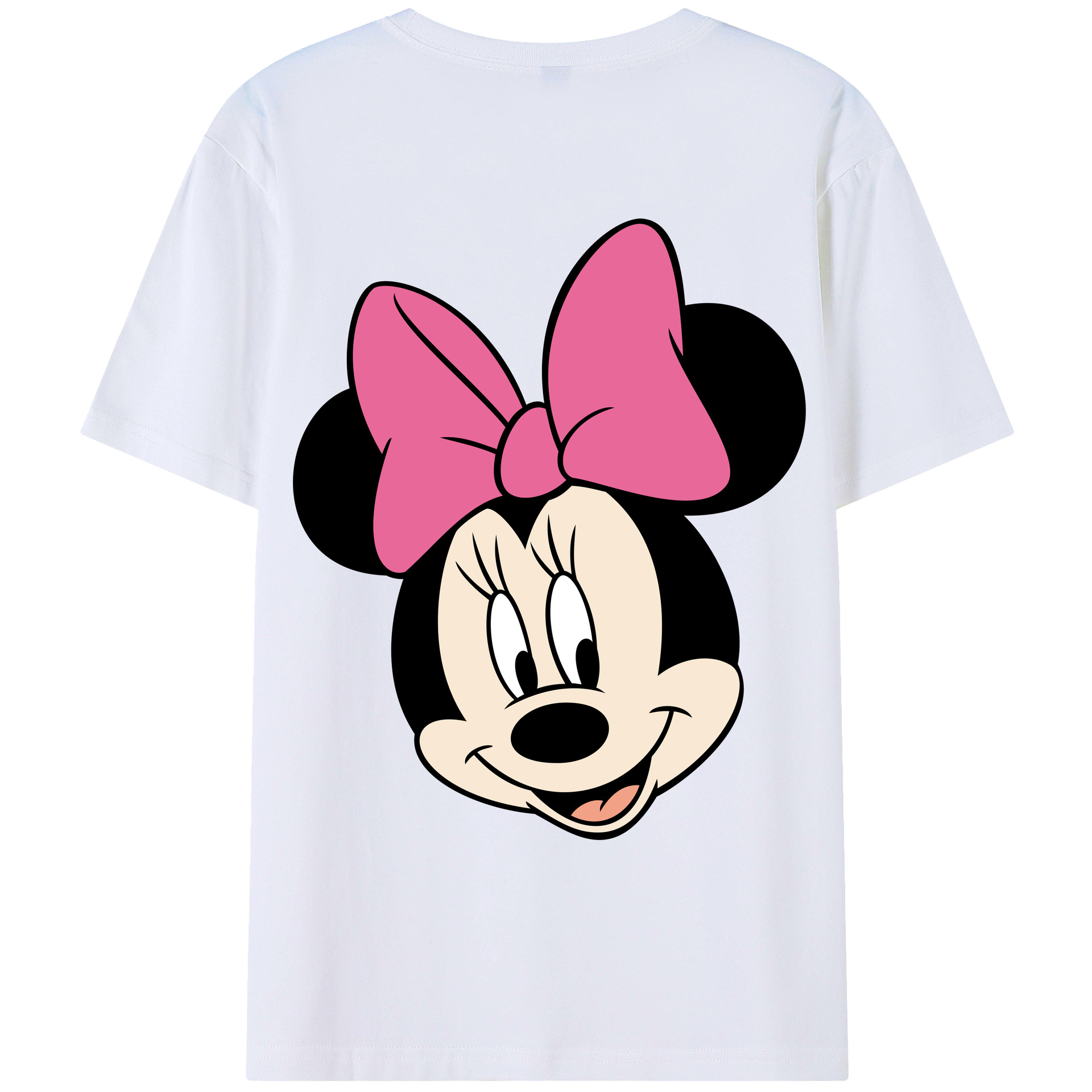 （画像用） ミッキーマウス Mickey Mouse レディース半袖Tシャツ(バックプリント)