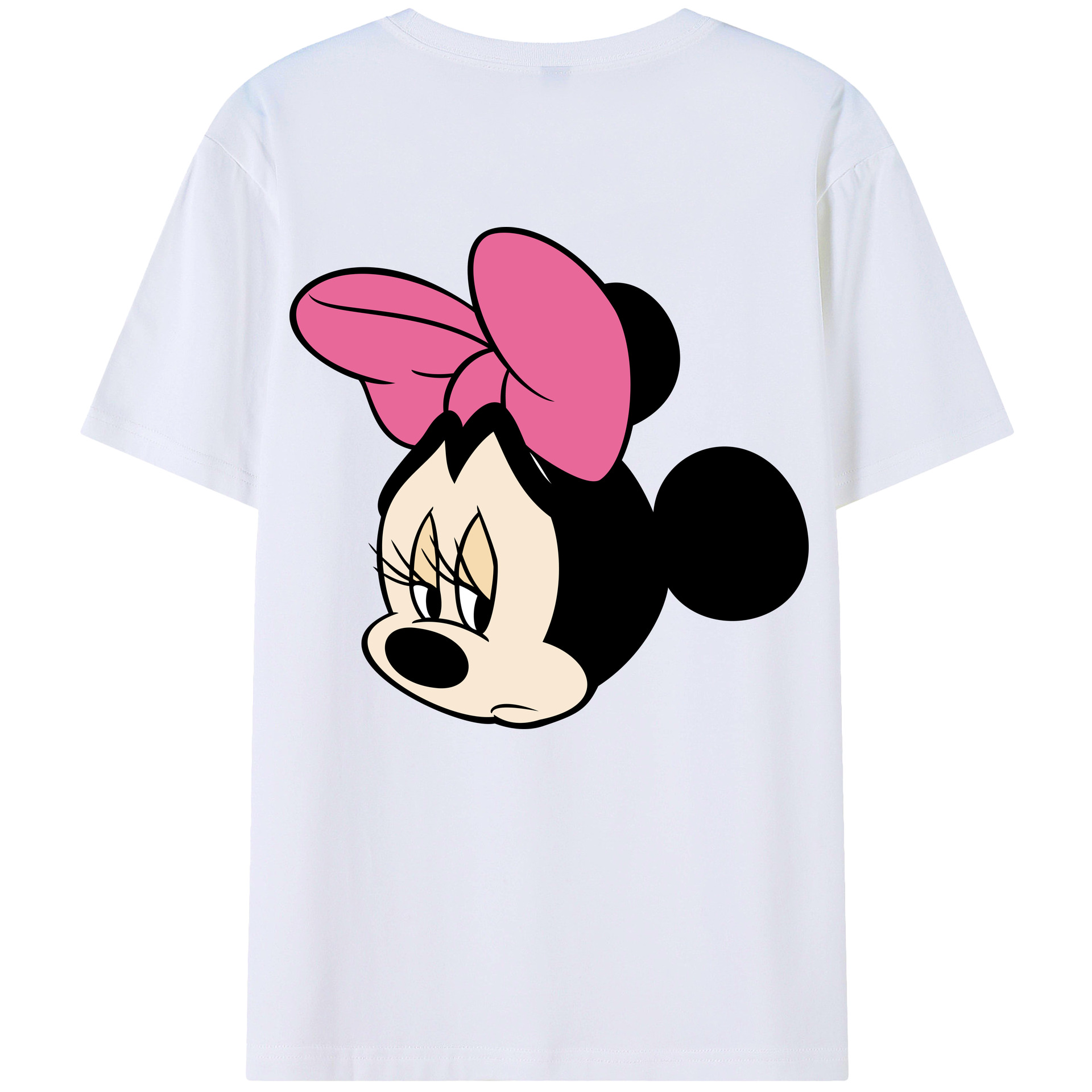 （画像用） ミッキーマウス Mickey Mouse レディース半袖Tシャツ(バックプリント)