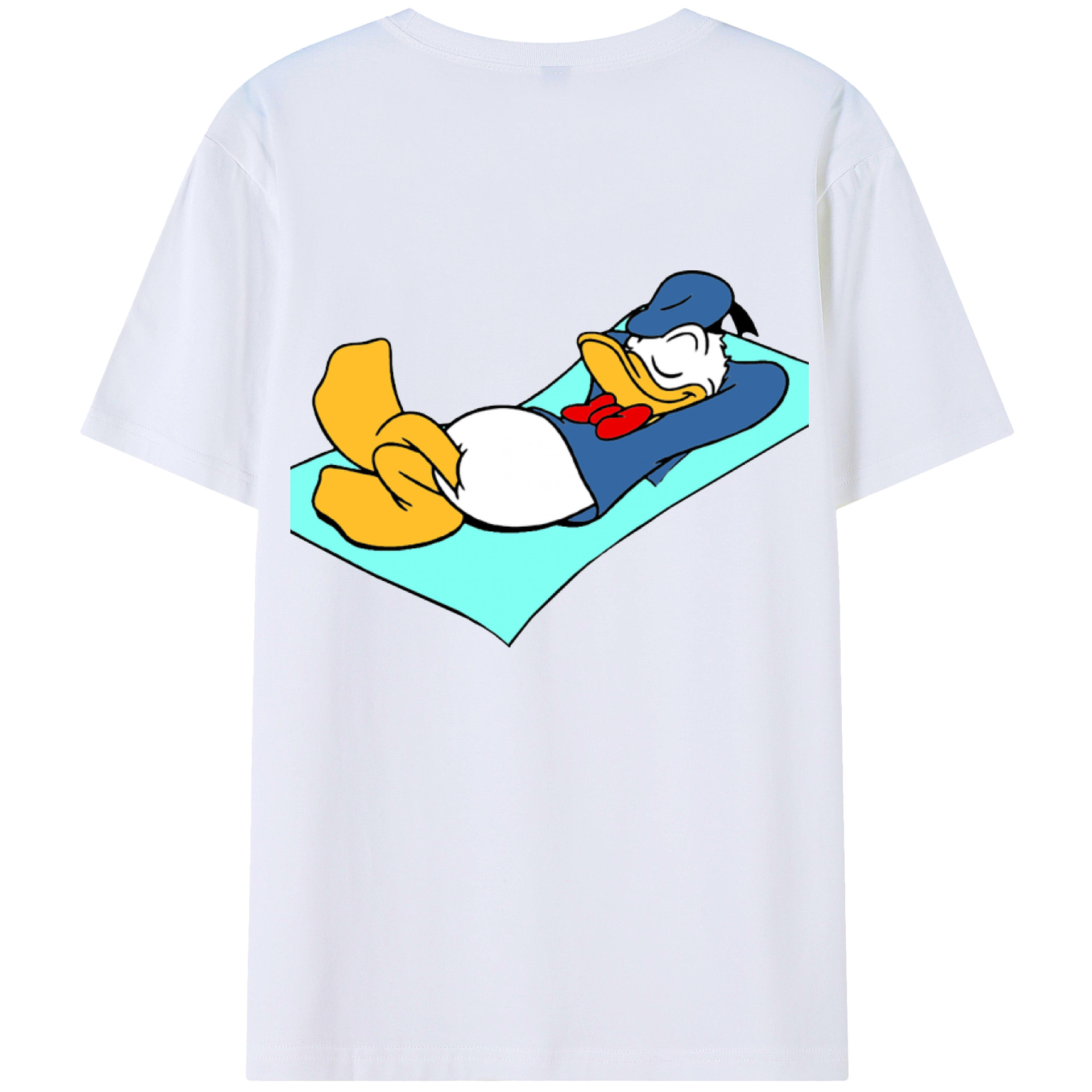 （画像用） ミッキーマウス Mickey Mouse レディース半袖Tシャツ(バックプリント)