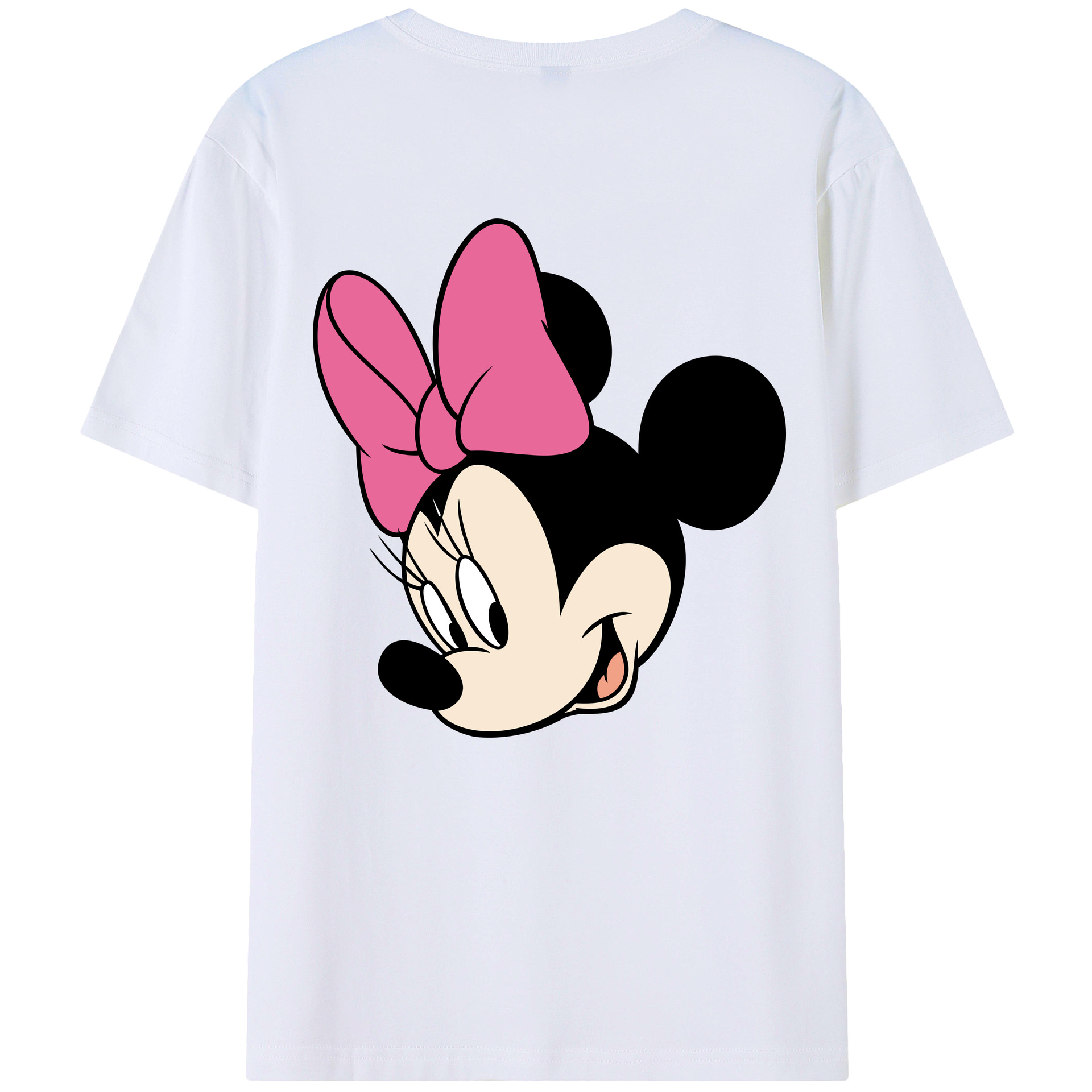 （画像用） ミッキーマウス Mickey Mouse レディース半袖Tシャツ(バックプリント)