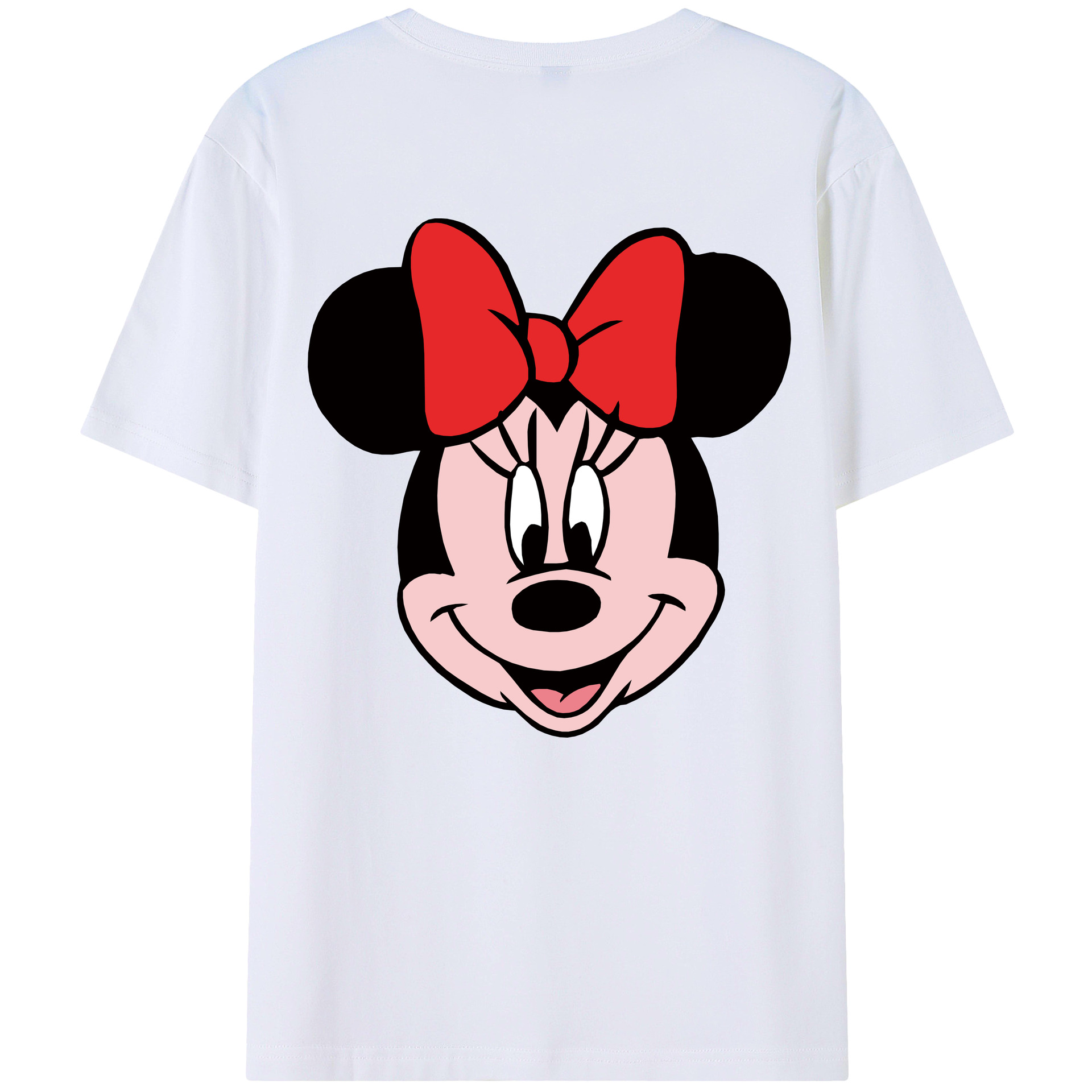 （画像用） ミッキーマウス Mickey Mouse レディース半袖Tシャツ(バックプリント)