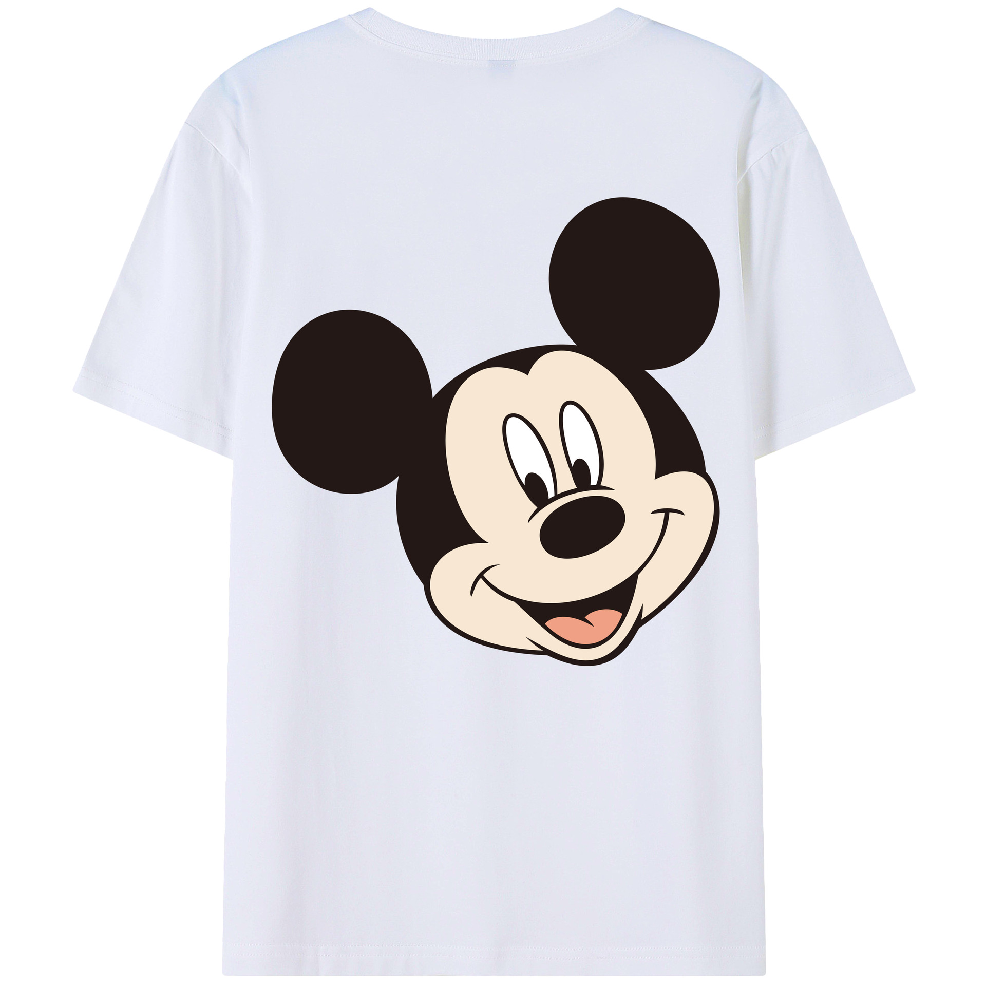 （画像用） ミッキーマウス Mickey Mouse レディース半袖Tシャツ(バックプリント)